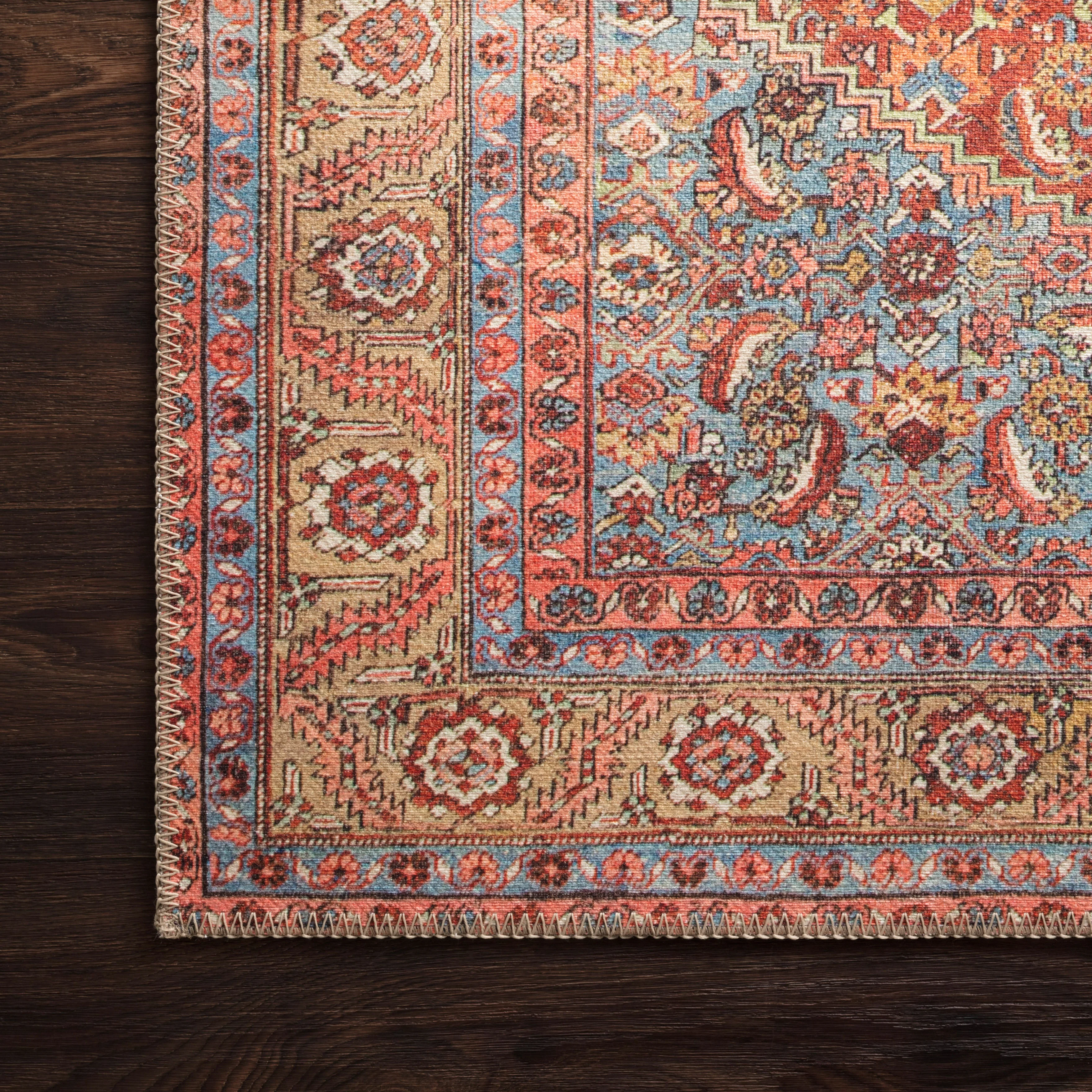 Pascal Rug in Brick / Multi - Image 3