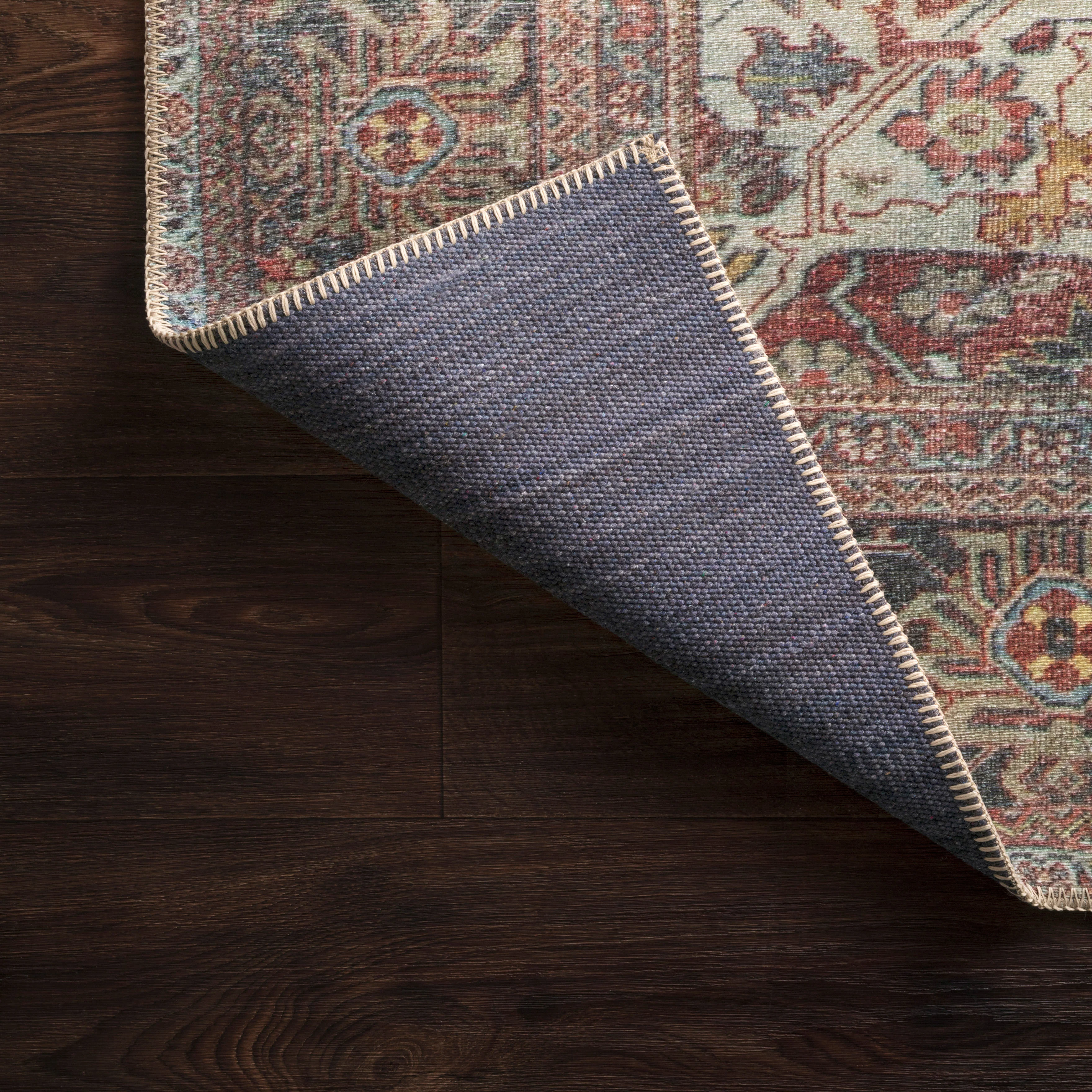 Pascal Rug in Burgundy / Multi - Image 4