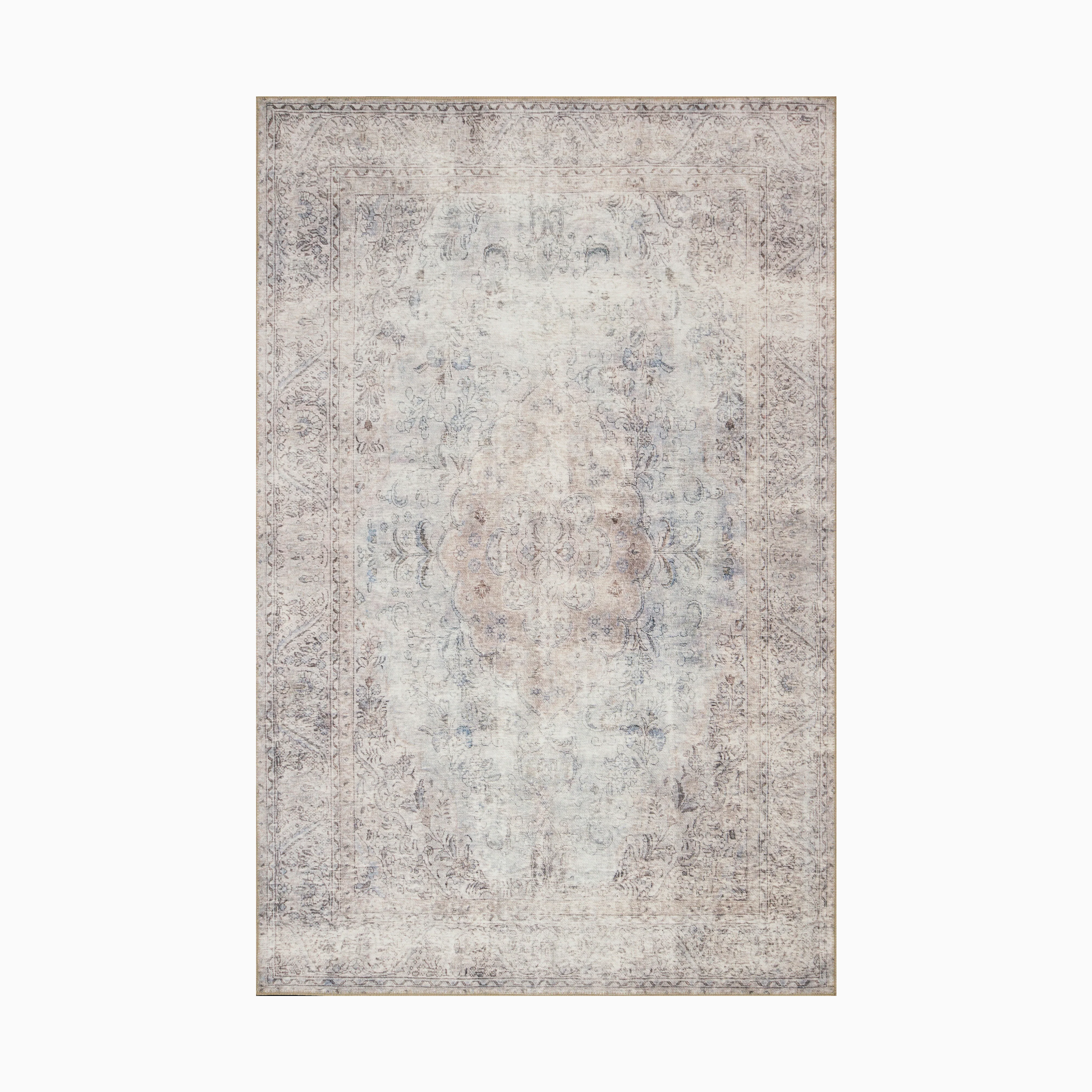 Pascal Rug in Platinum / Mist