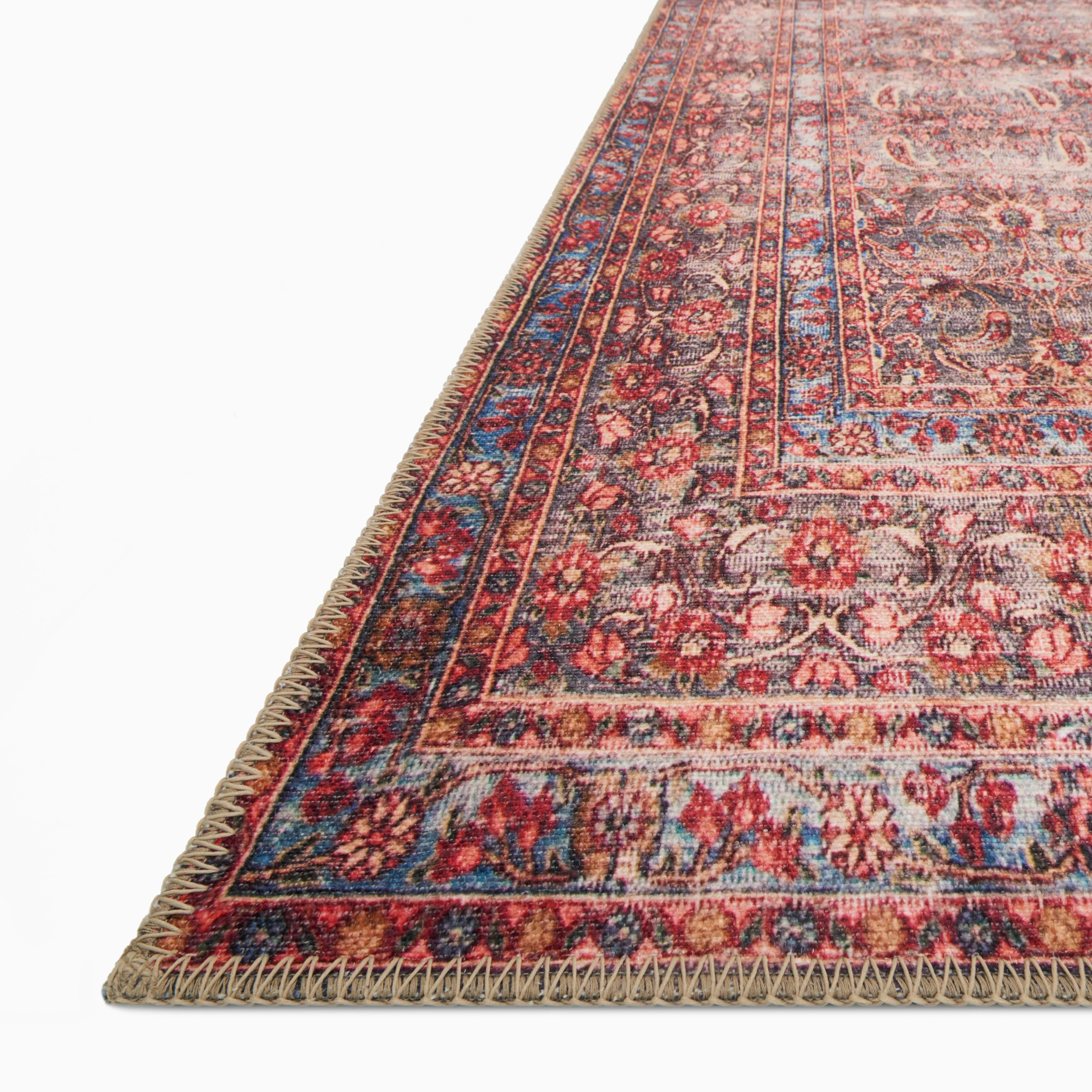 Pascal Rug in Scarlett / Navy - Image 2