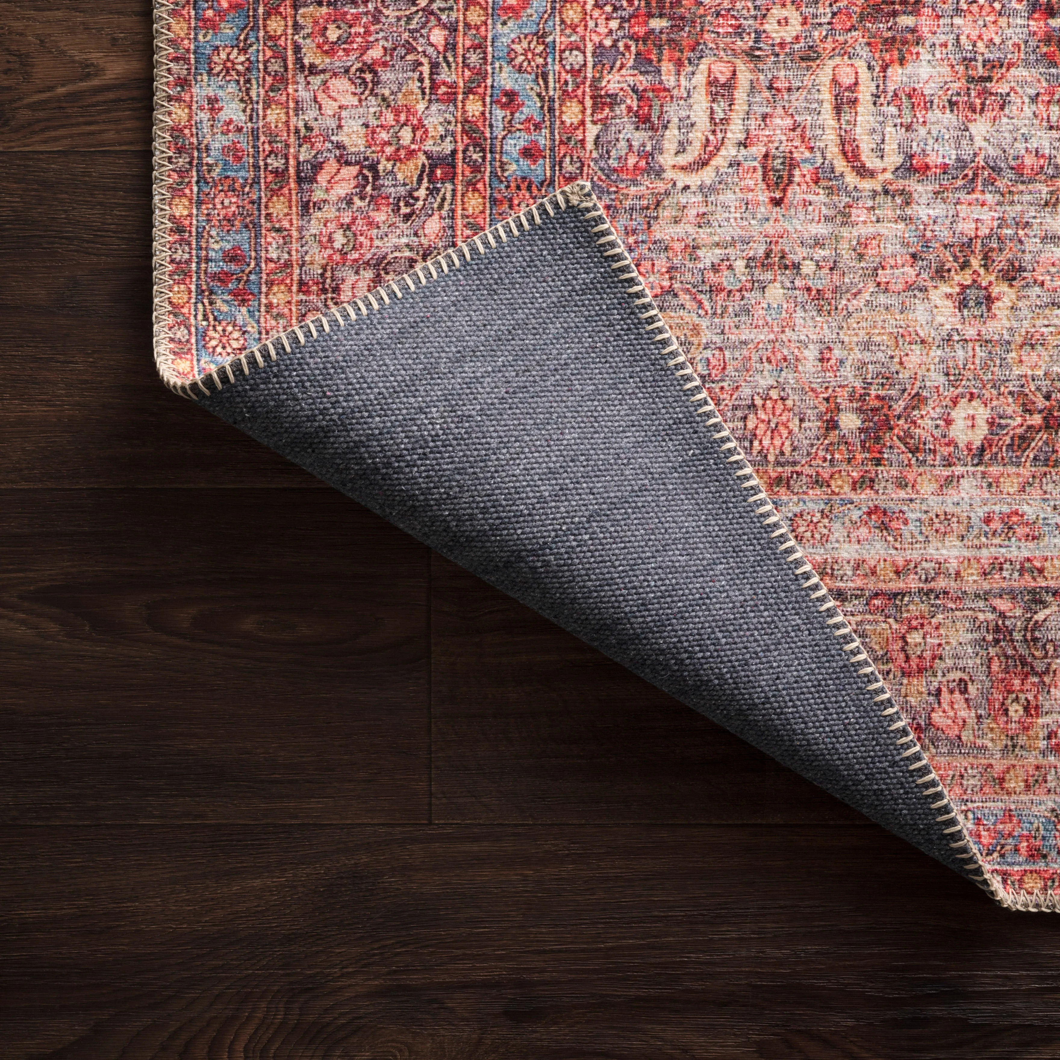 Pascal Rug in Scarlett / Navy - Image 4