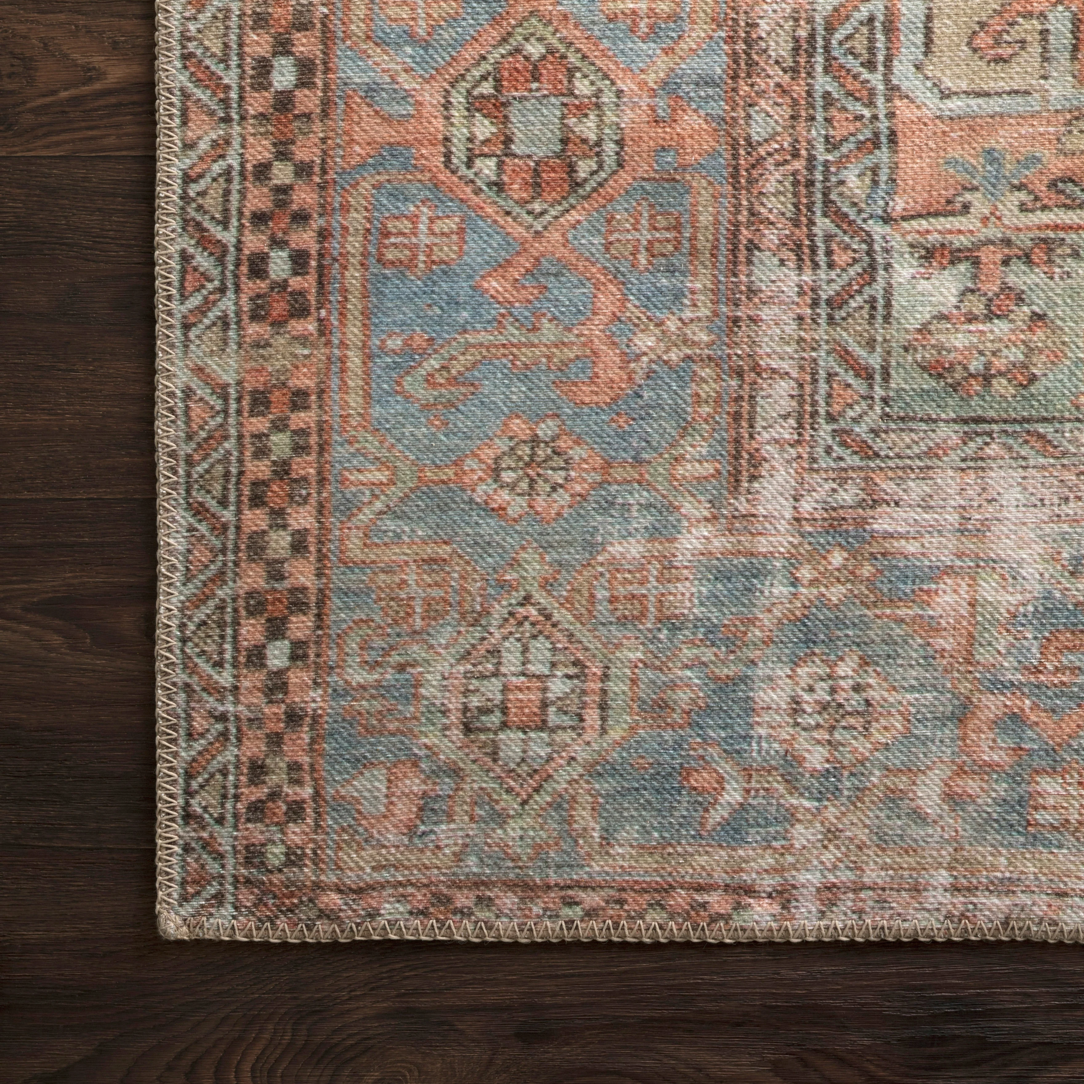 Pascal Rug in Spice / Cobalt - Image 3