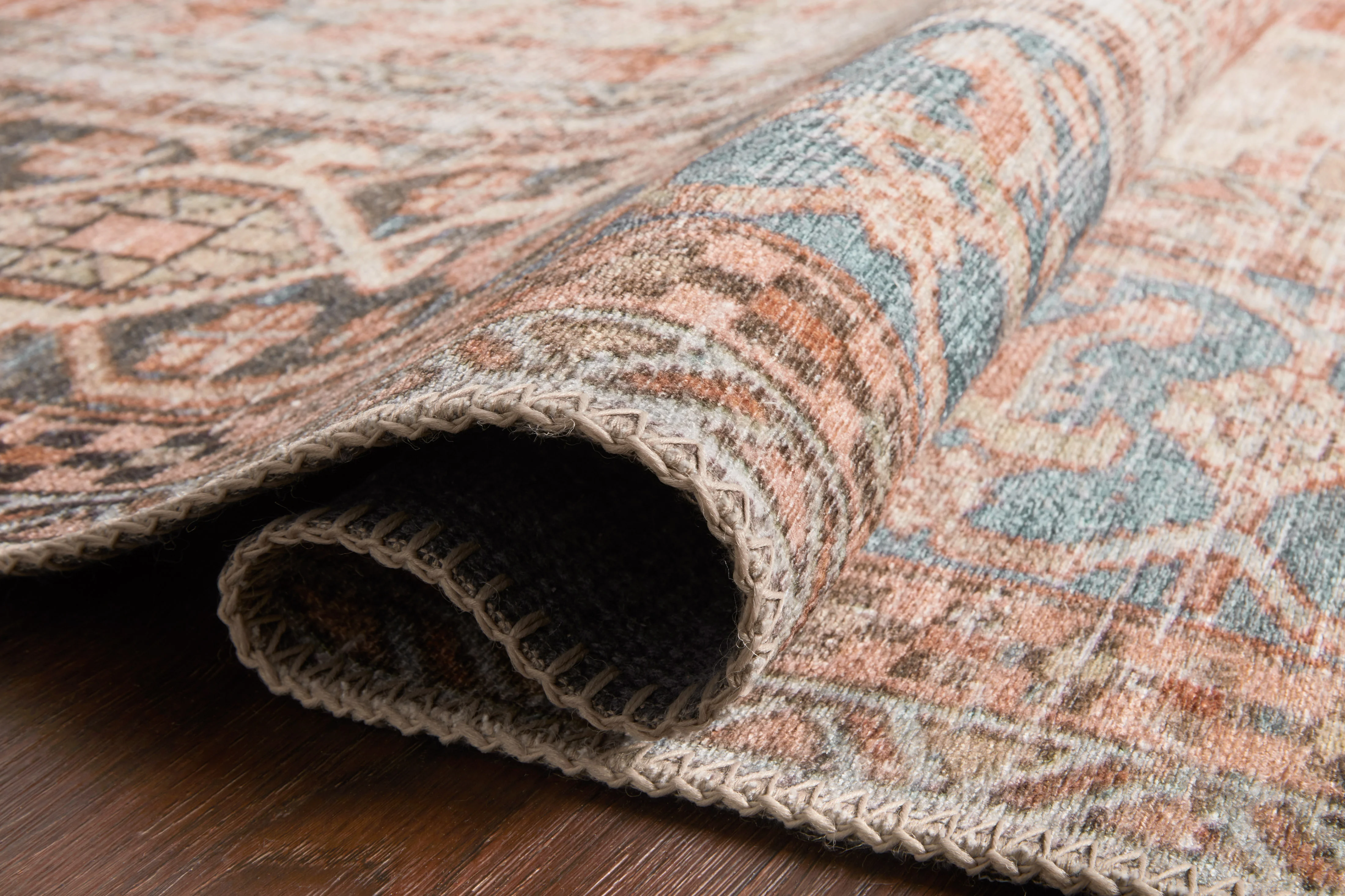 Pascal Rug in Spice / Cobalt - Image 5