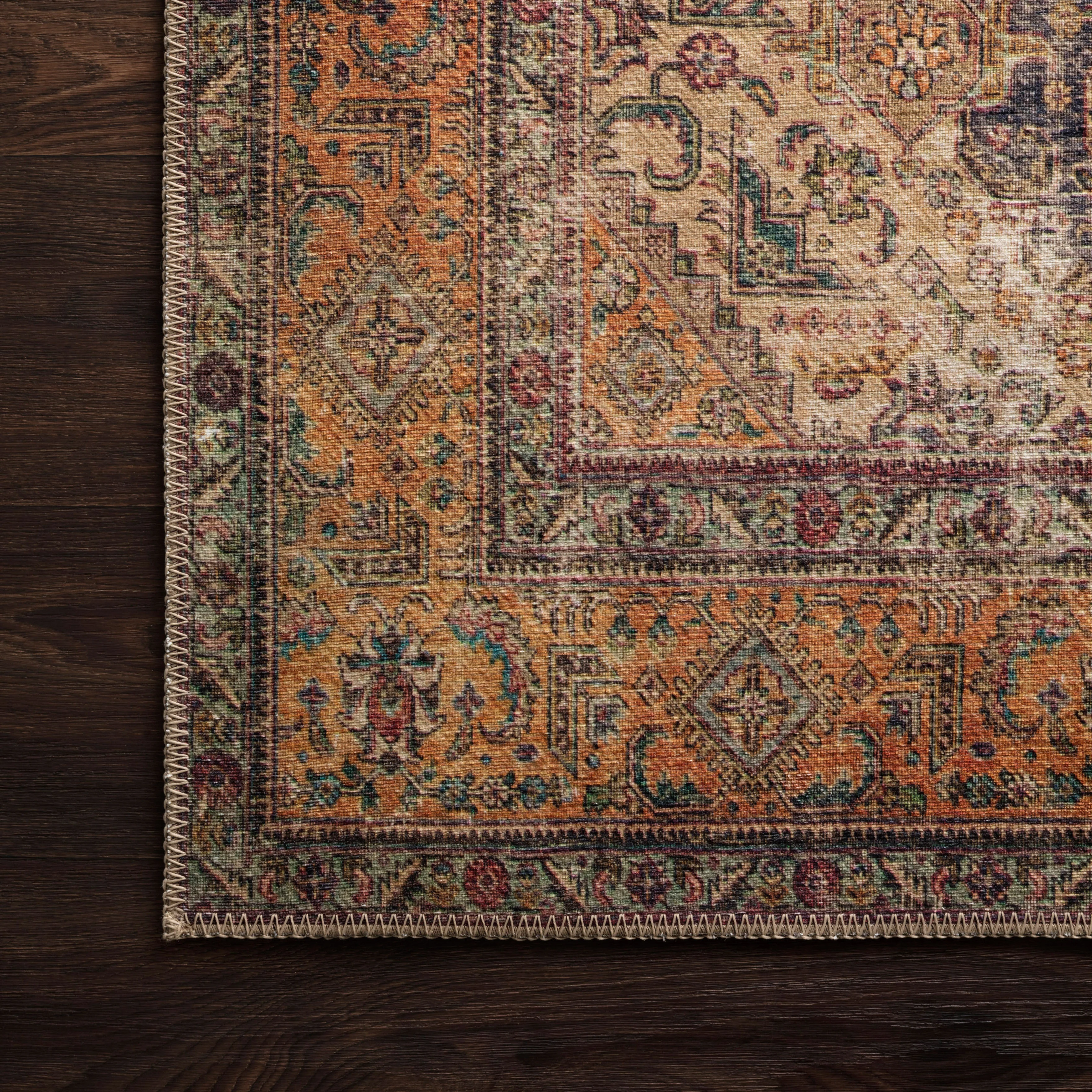 Pascal Rug in Terracotta / Multi - Image 3