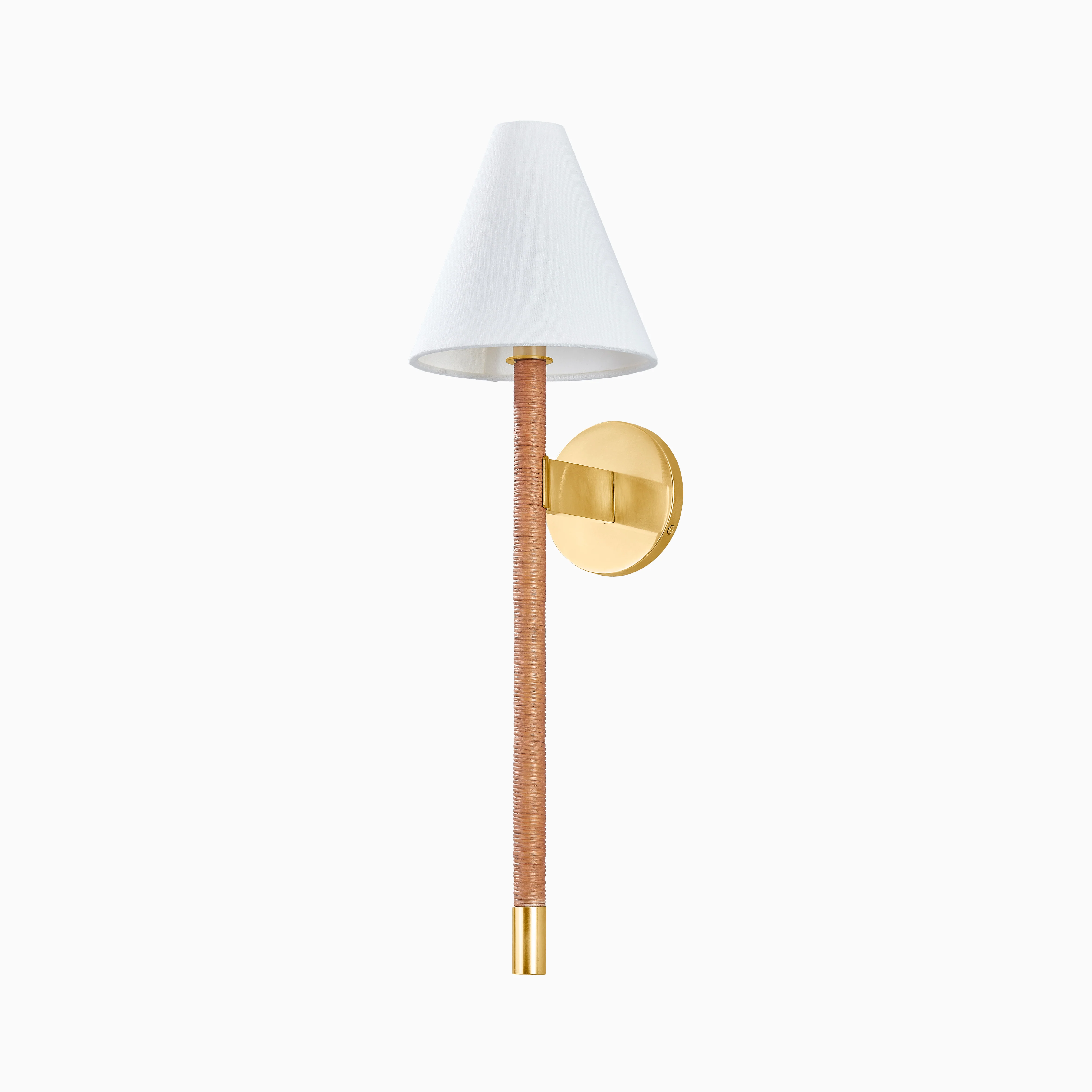 Pauline Wall Sconce in Aged Brass - Image 3