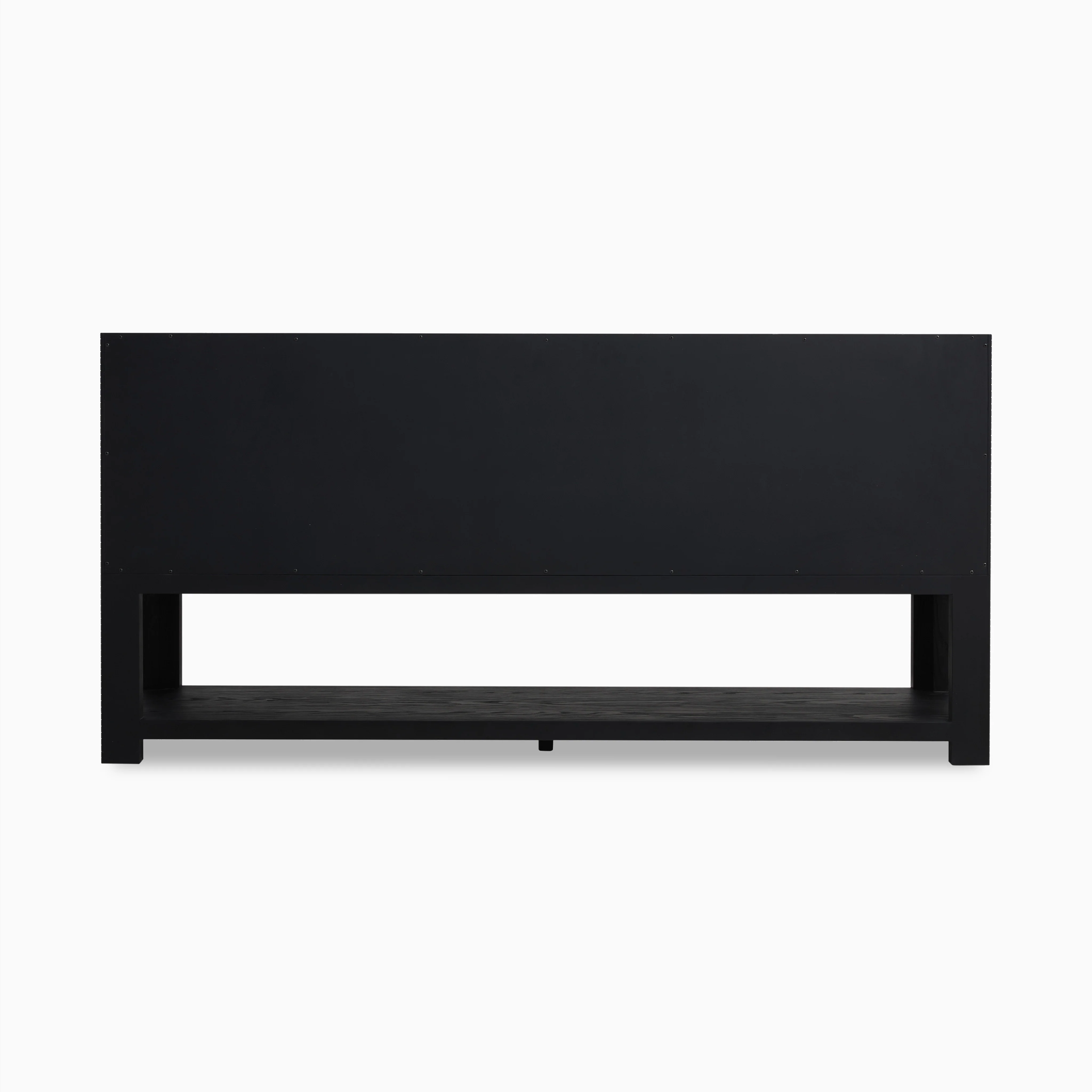 Paxton 72" Double Vanity in Carbon Oak with 3 cm White Zeus Quartz Top - Image 5