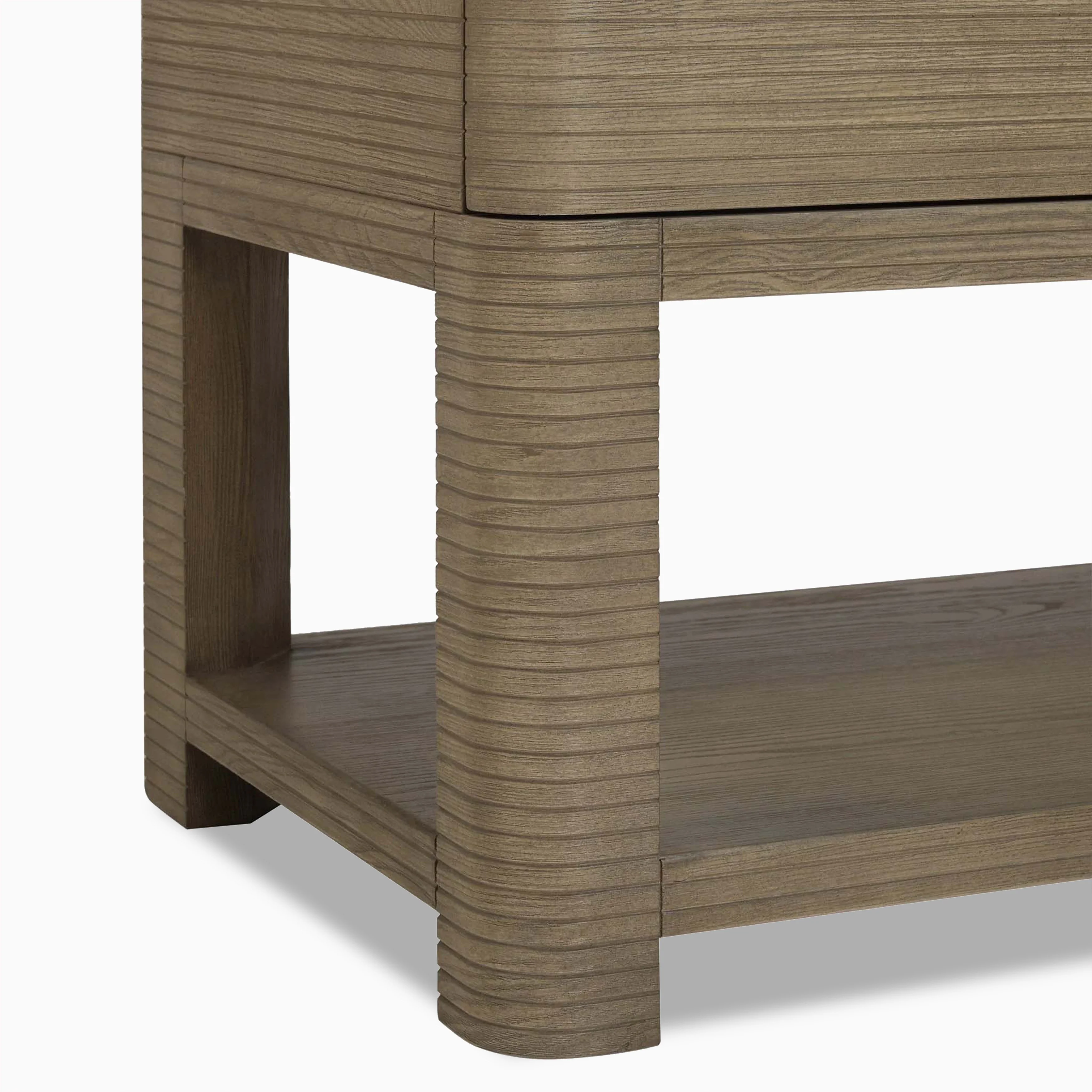 Paxton 72" Double Vanity in Pebble Oak with 3 cm White Zeus Quartz Top - Image 8
