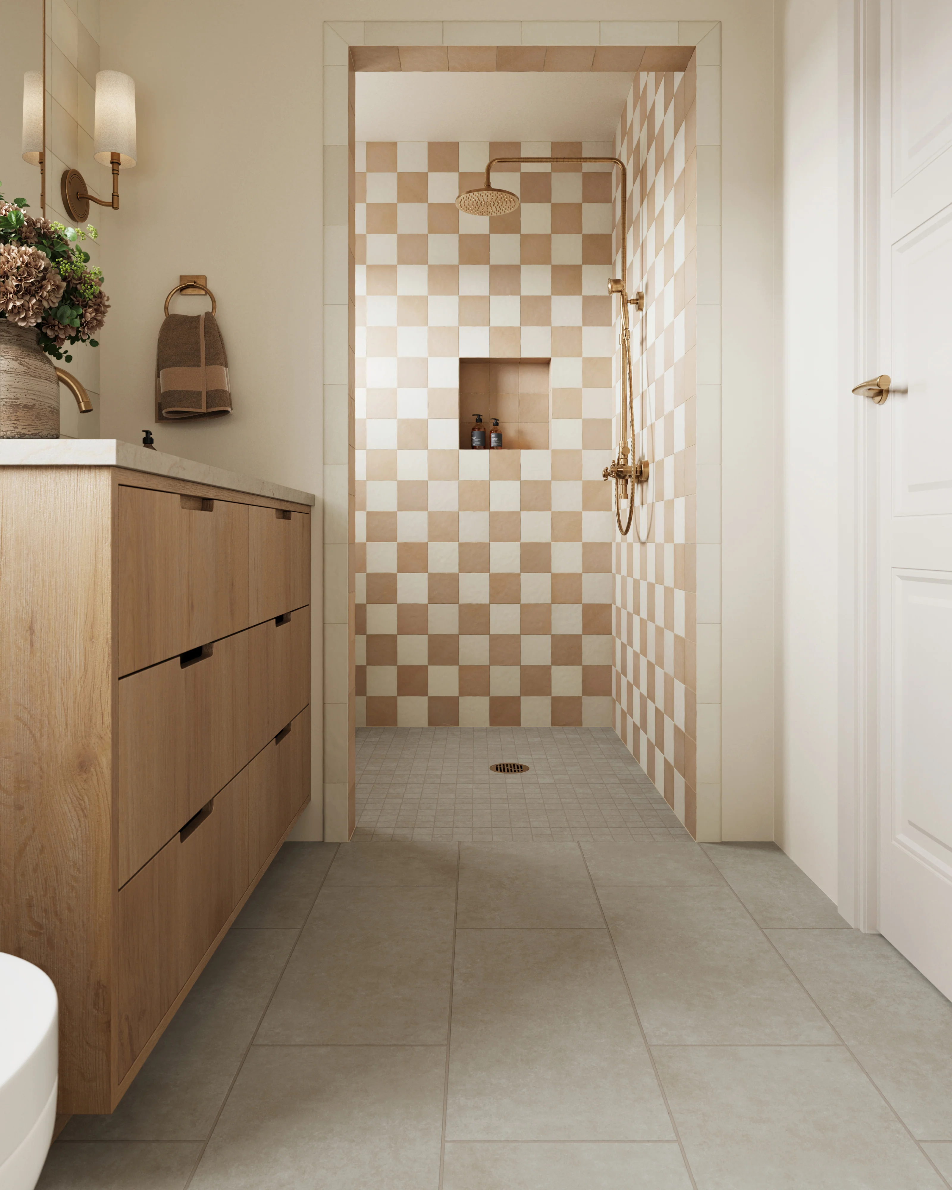 Ellie 2.5x8 Bullnose Matte Porcelain Tile in Eggshell - Image 7