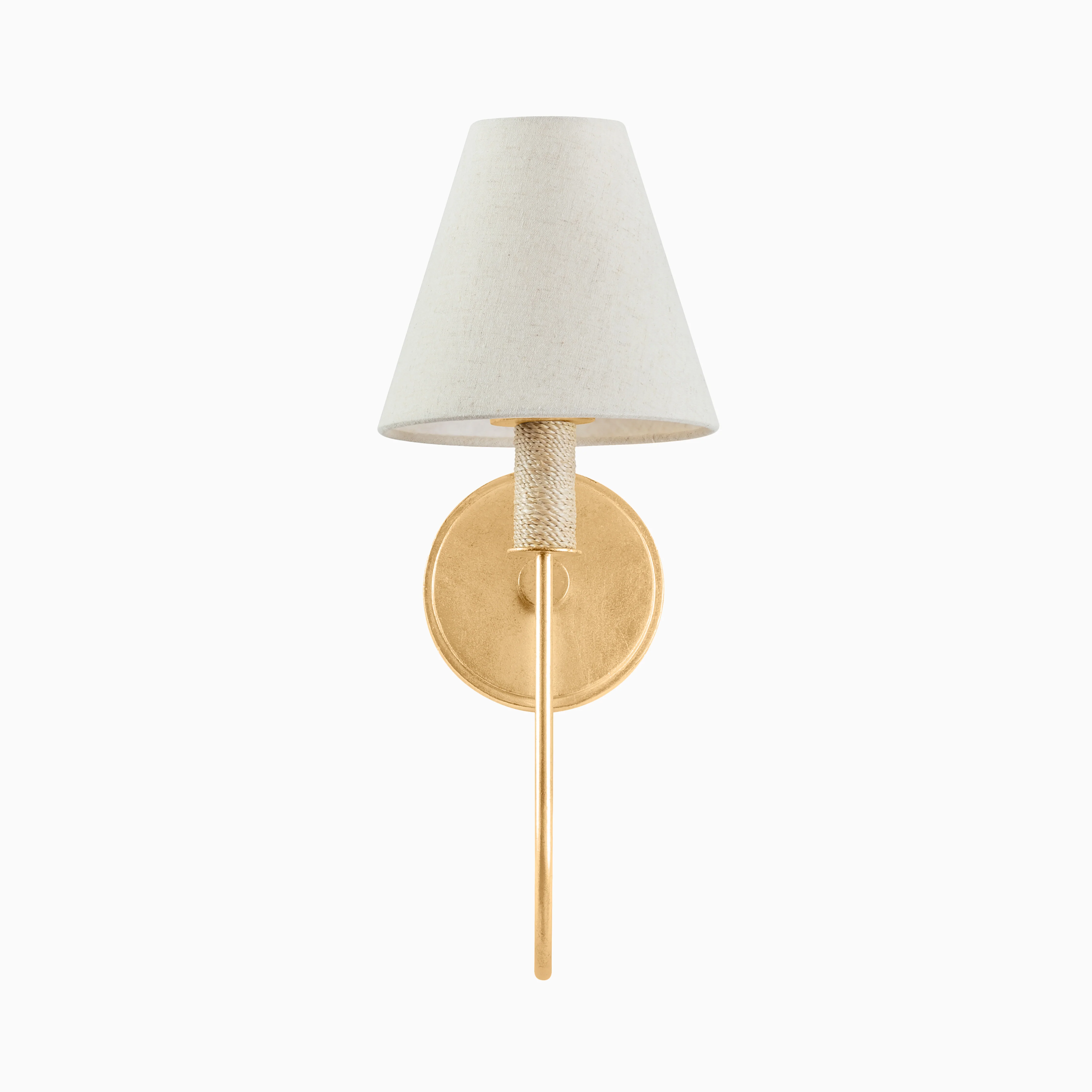 Phyllis Wall Sconce in Vintage Gold Leaf - Image 4