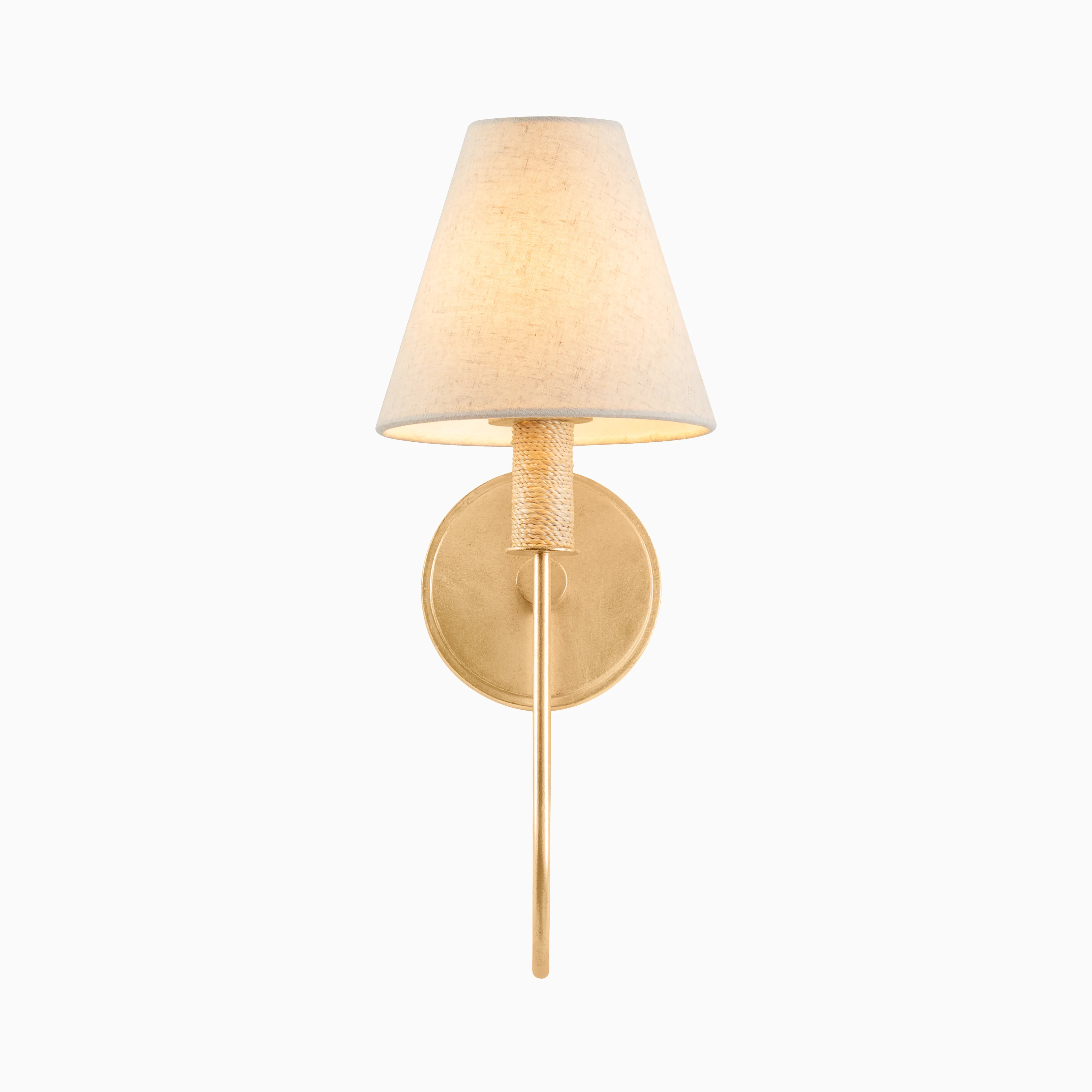 Phyllis Wall Sconce in Vintage Gold Leaf - Image 5