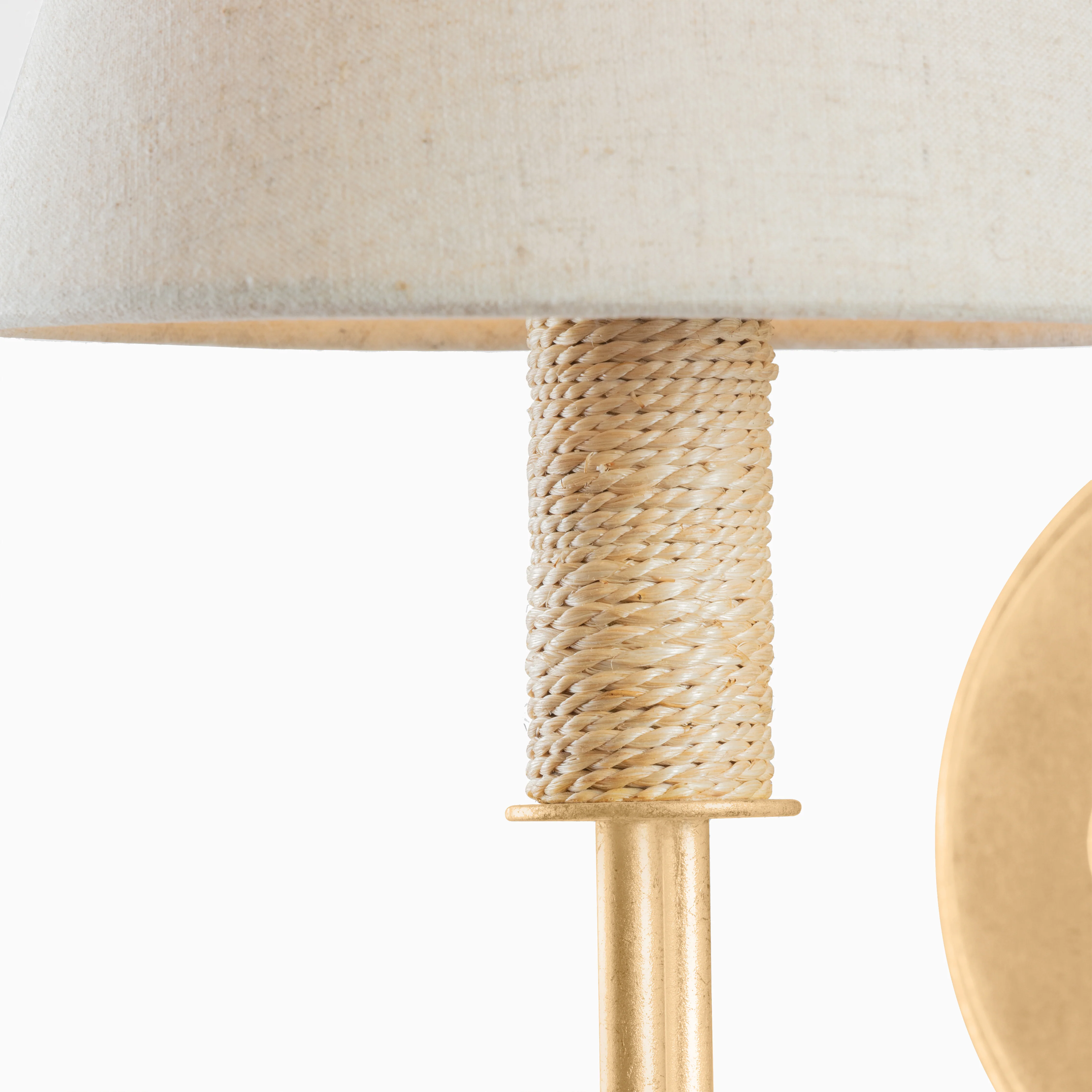 Phyllis Wall Sconce in Vintage Gold Leaf - Image 7