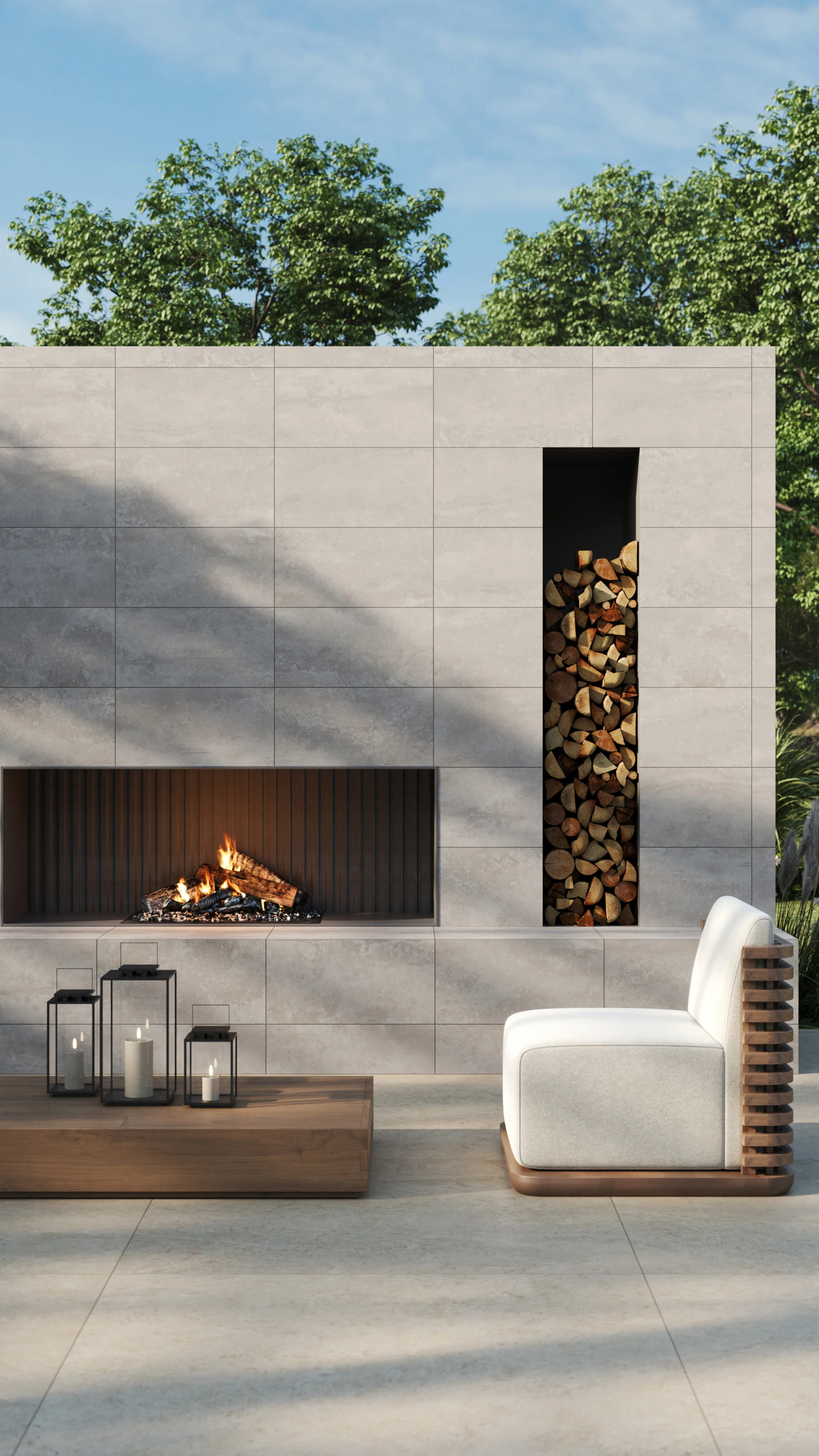 Pierce 12x24 Matte Porcelain Tile in Stone - Image 2