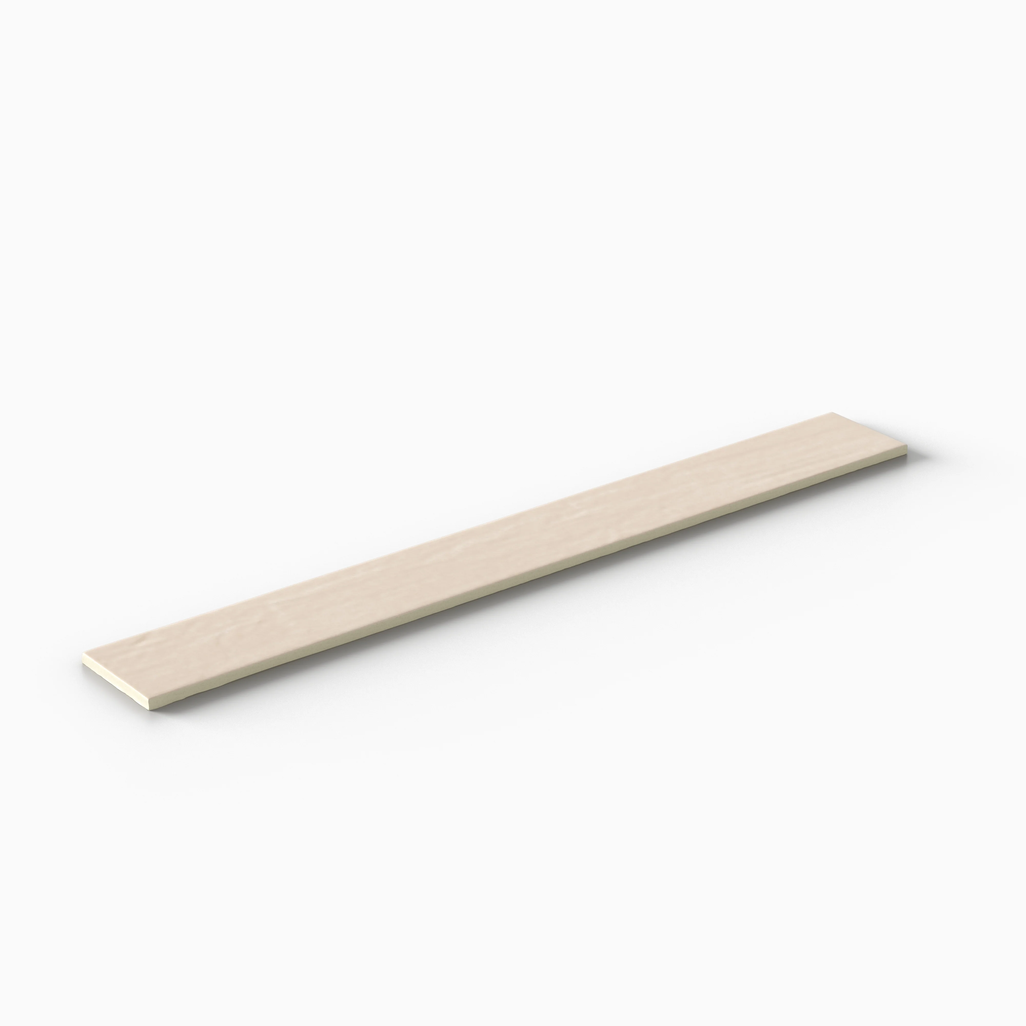 Piper 3x24 Glossy Porcelain Tile in Almond - Image 3