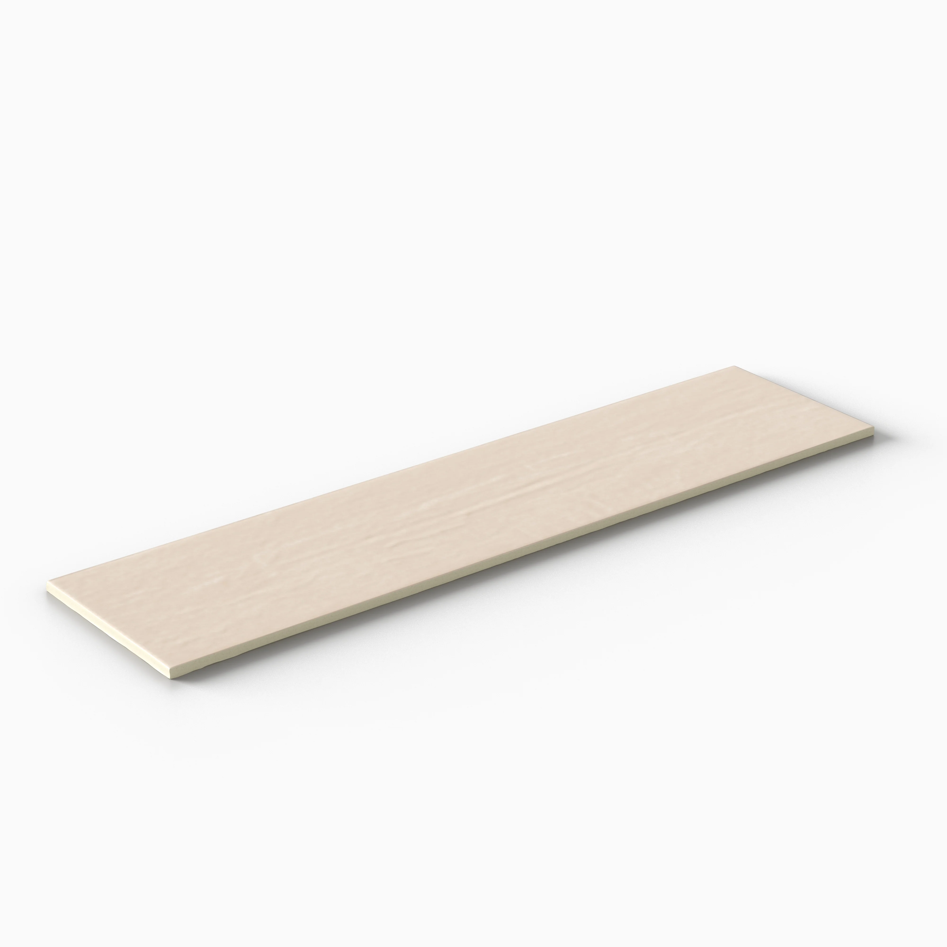 Piper 6x24 Glossy Porcelain Tile in Almond - Image 3