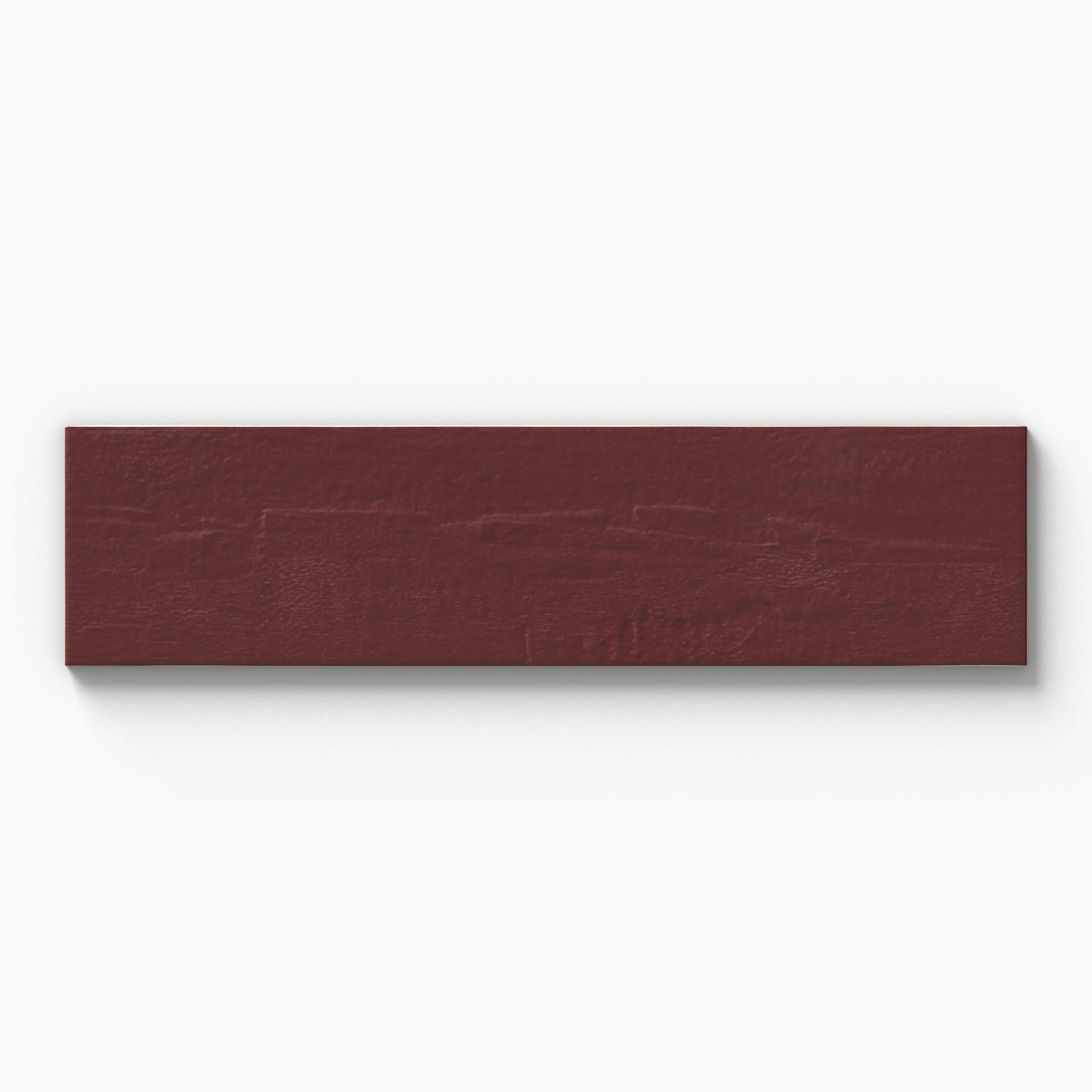 Piper 6x24 Glossy Porcelain Tile in Crimson - Image 2