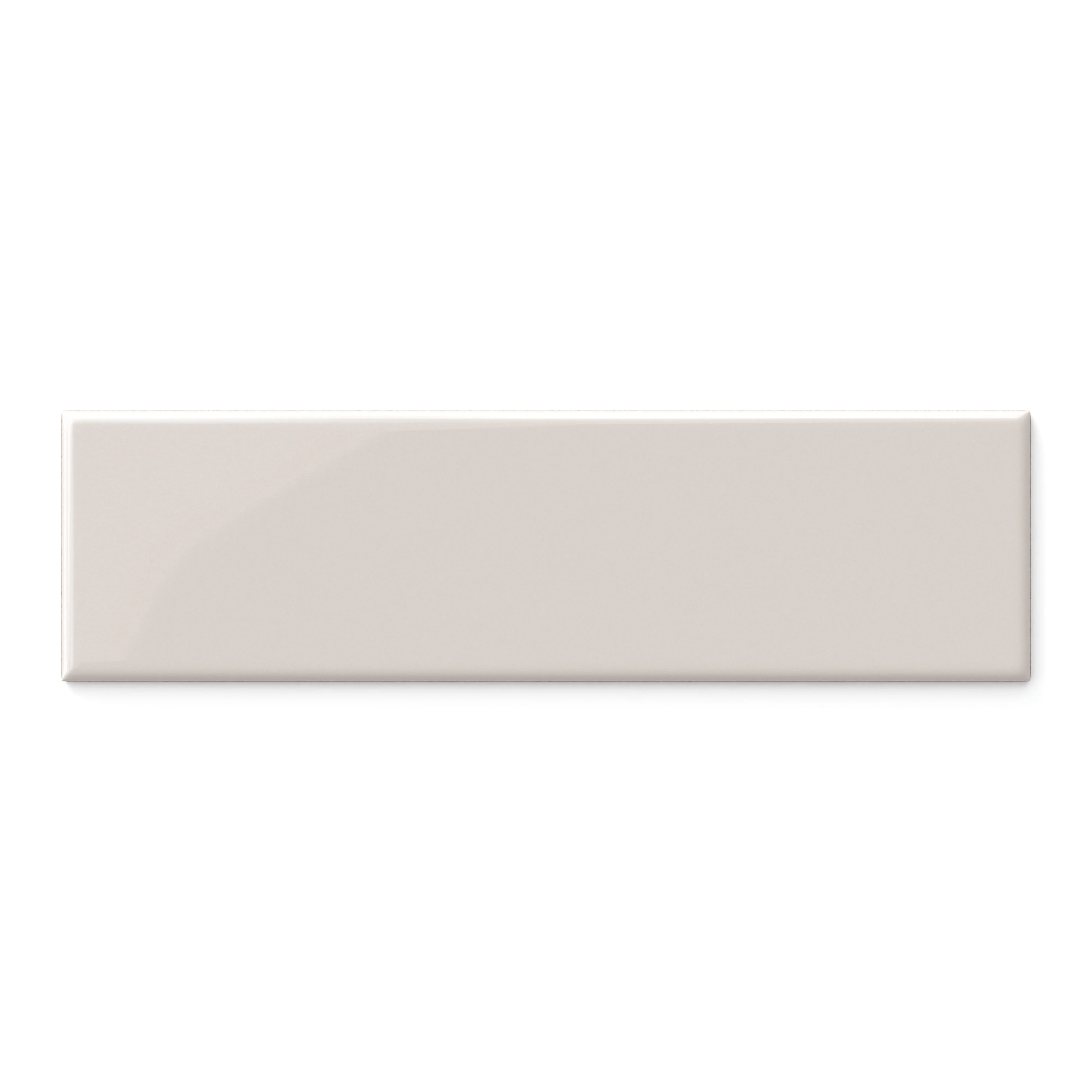 Polly 3x10 Glossy Ceramic Tile in Beige - Image 2
