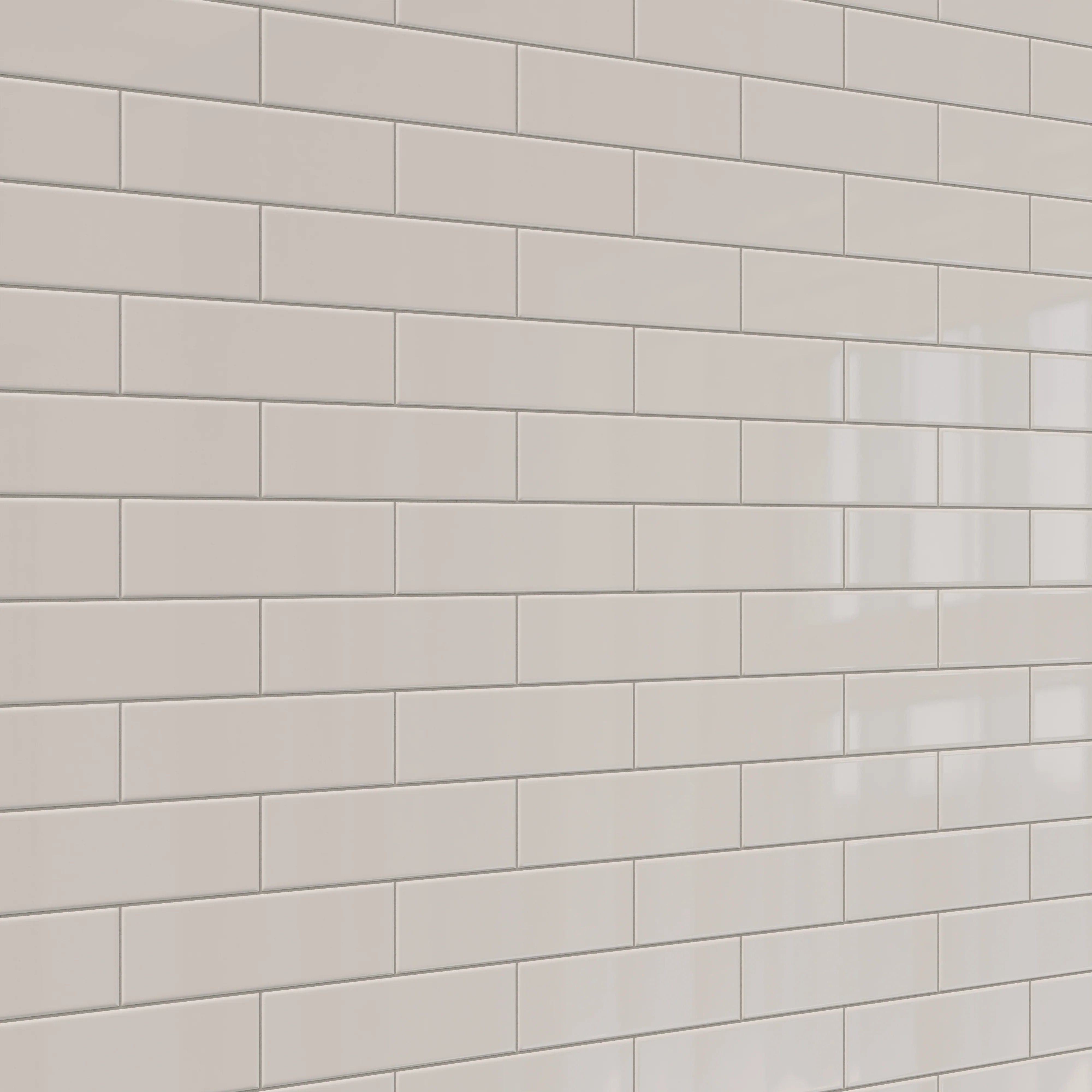 Polly 3x10 Glossy Ceramic Tile in Beige - Image 4