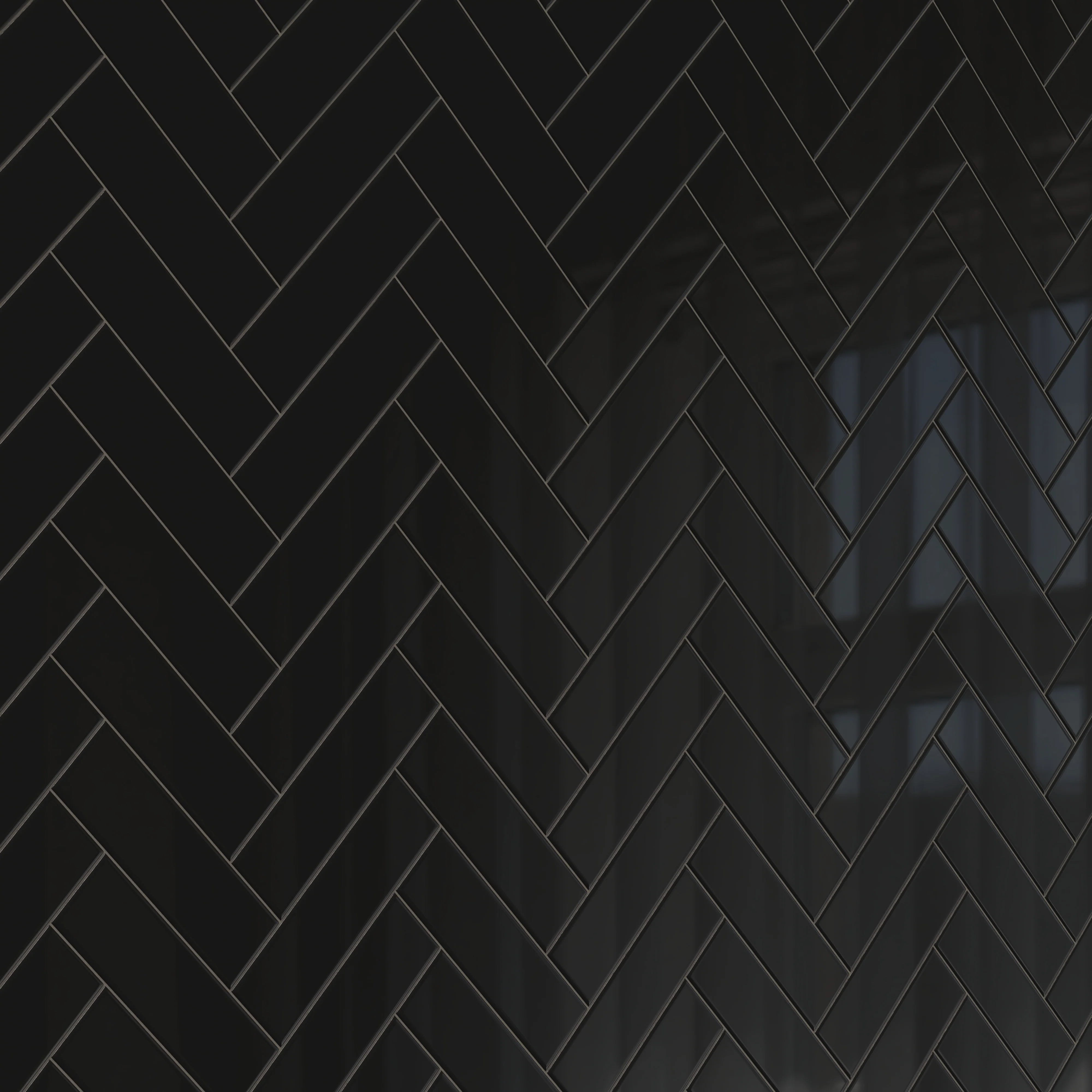 Polly 3x10 Glossy Ceramic Tile in Black - Image 10