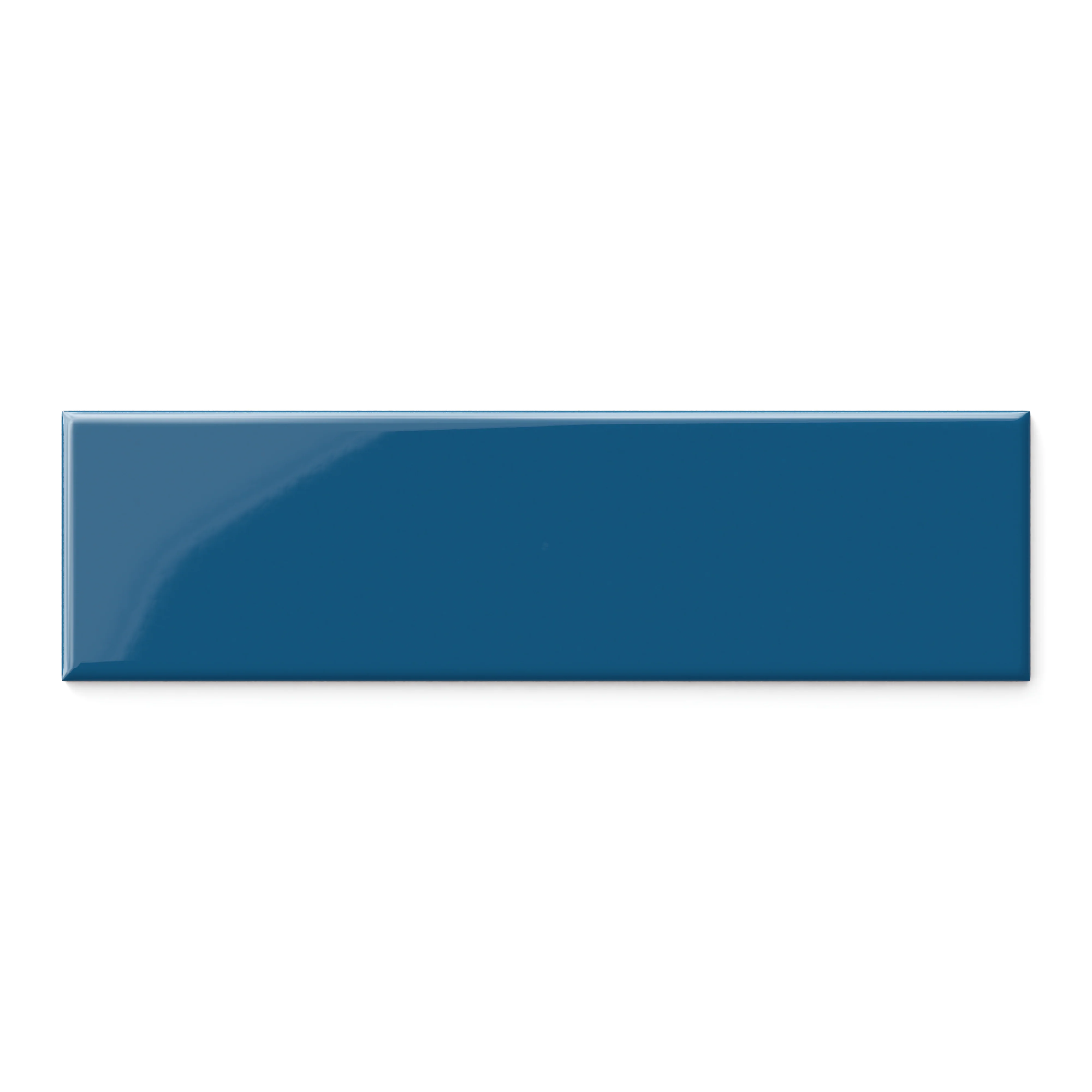 Polly 3x10 Glossy Ceramic Tile in Blue - Image 2