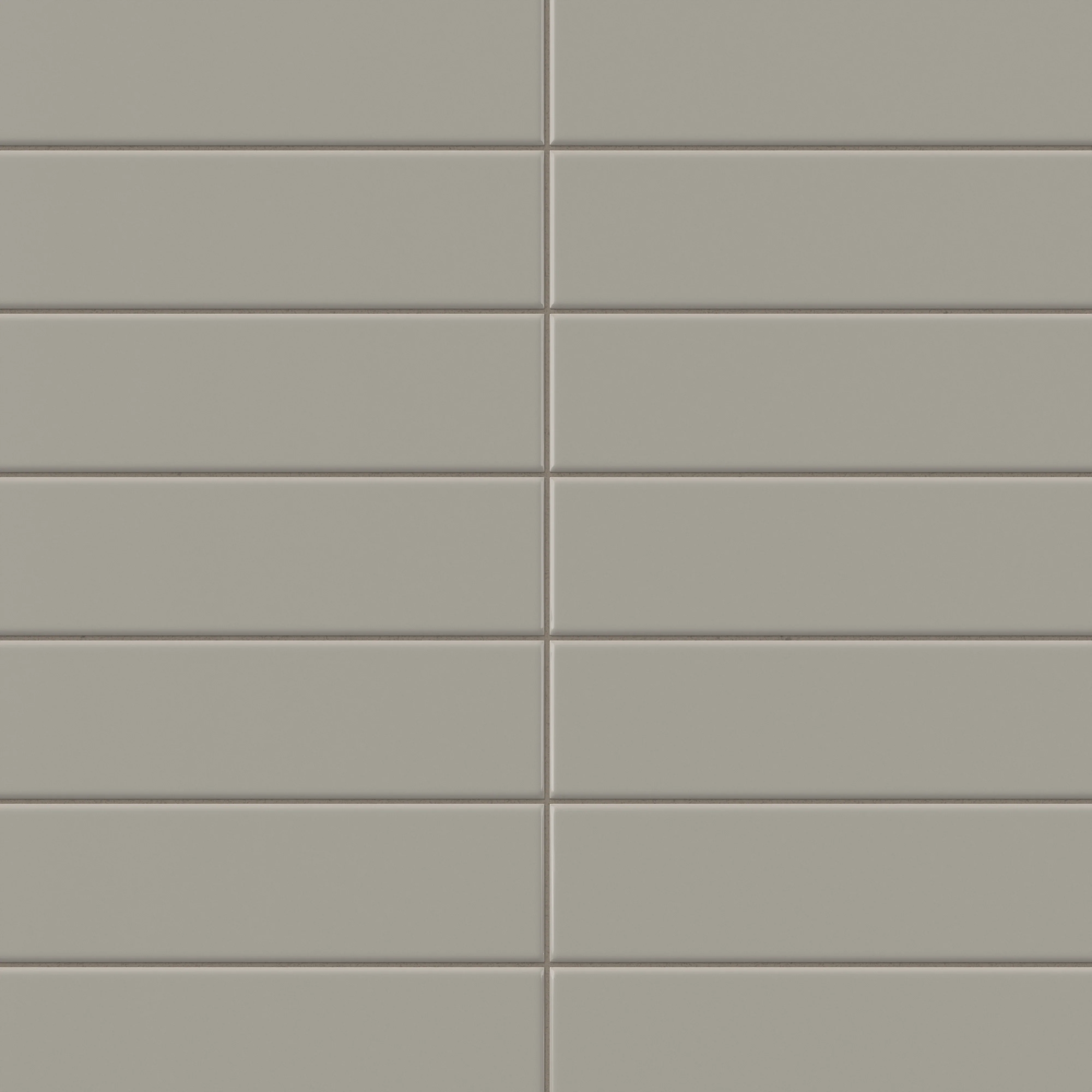 Polly 3x10 Glossy Ceramic Tile in Grey - Image 6