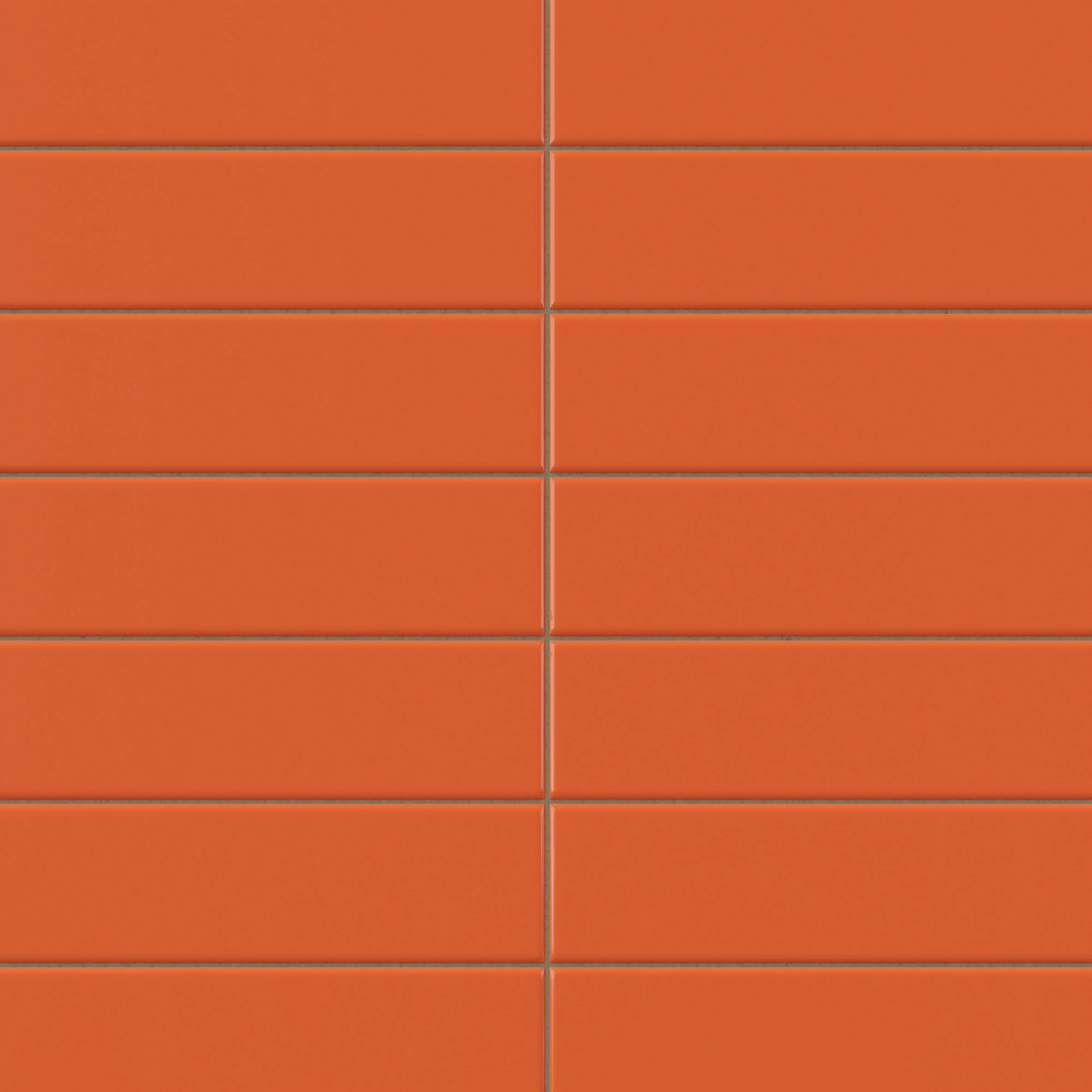 Polly 3x10 Glossy Ceramic Tile in Orange - Image 6