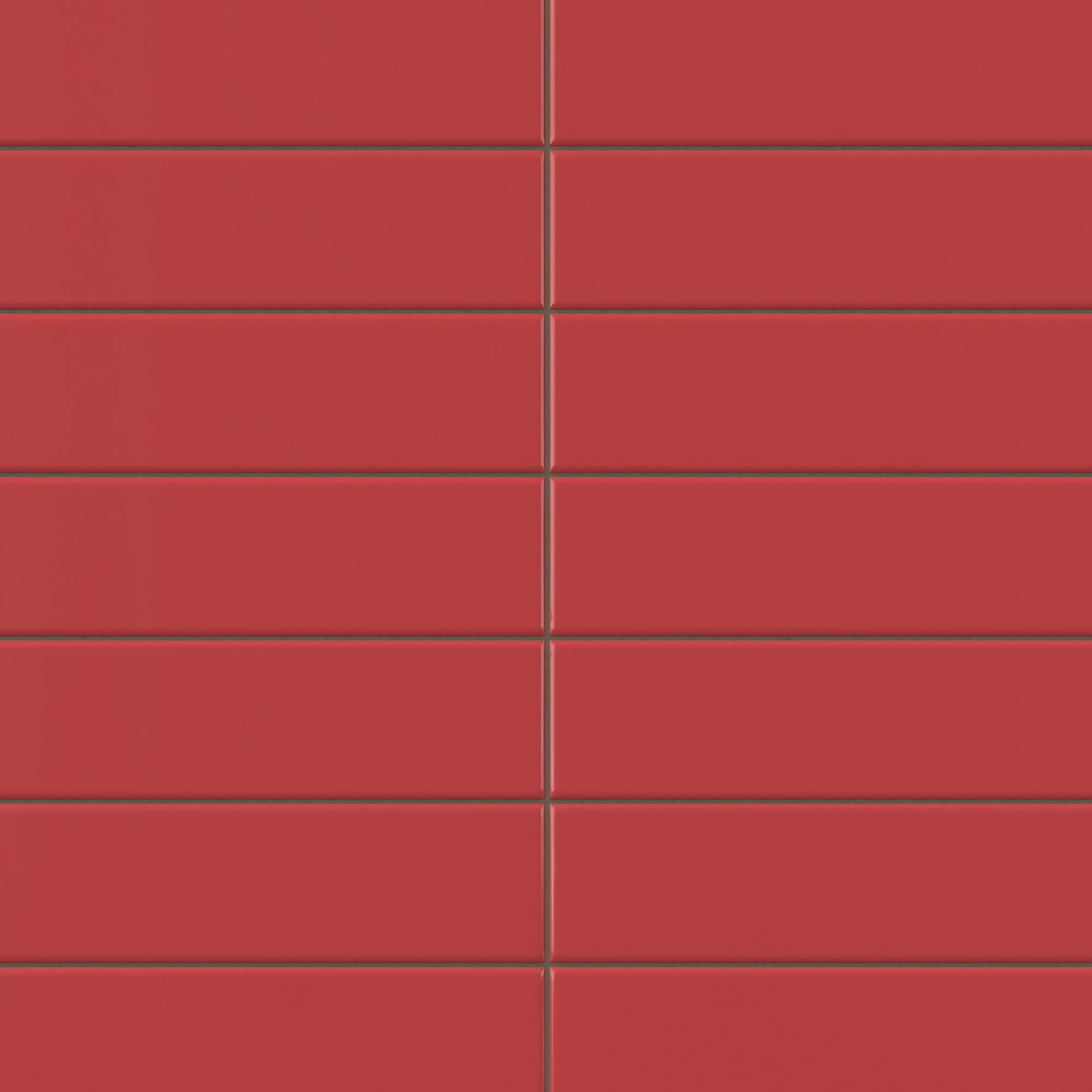 Polly 3x10 Glossy Ceramic Tile in Red - Image 6