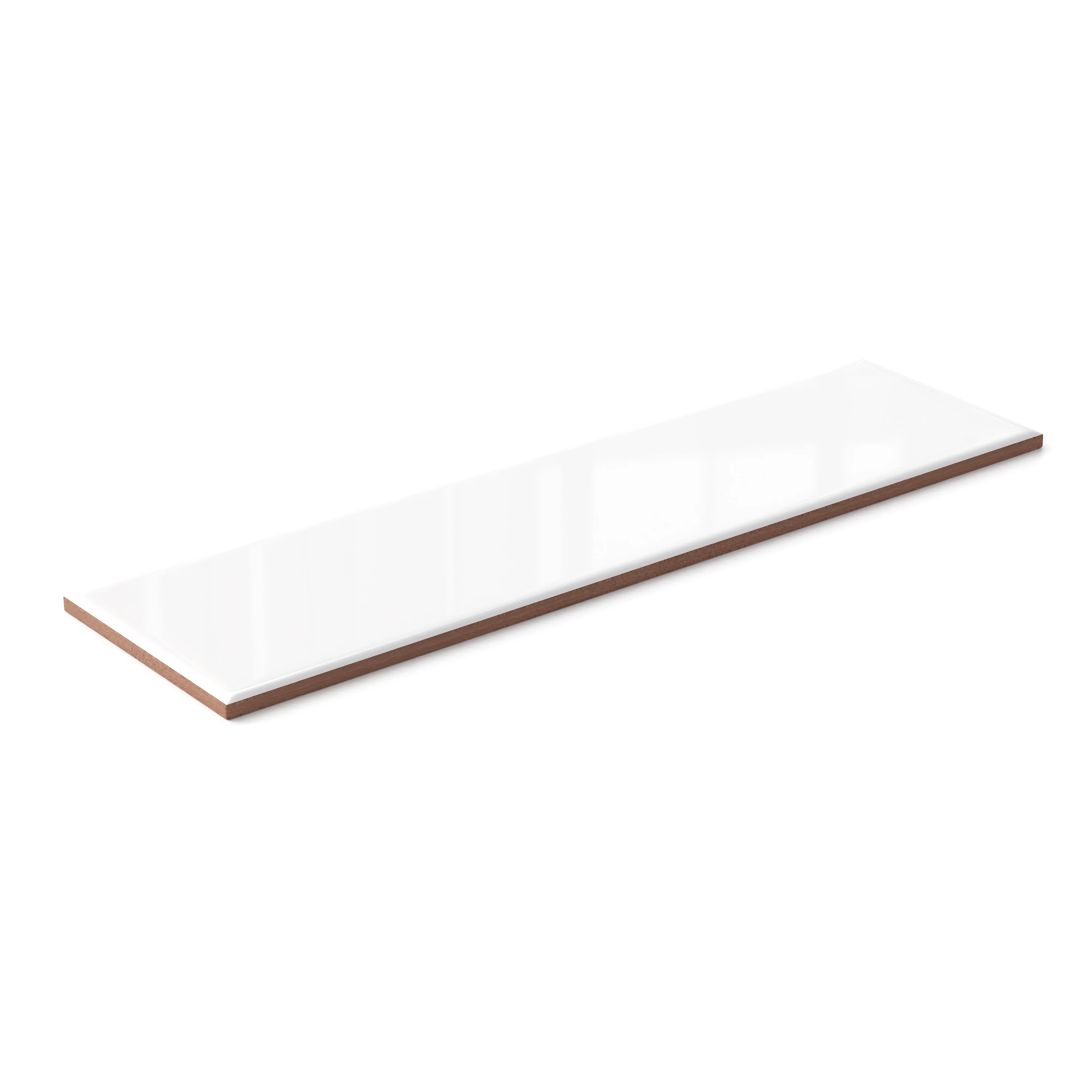 Polly 3x10 Glossy Ceramic Tile in White - Image 4