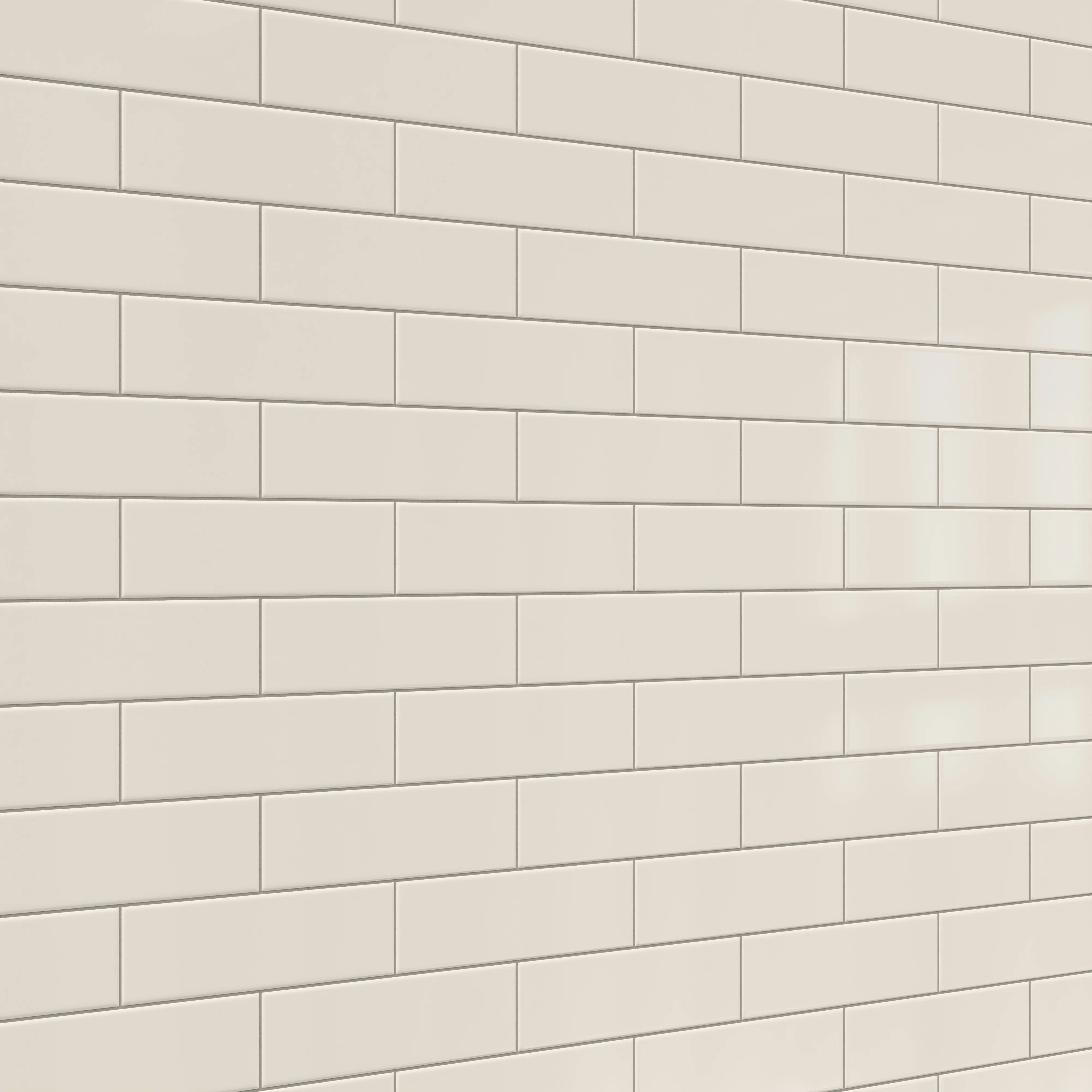 Polly 3x10 Satin Ceramic Tile in Cream - Image 4