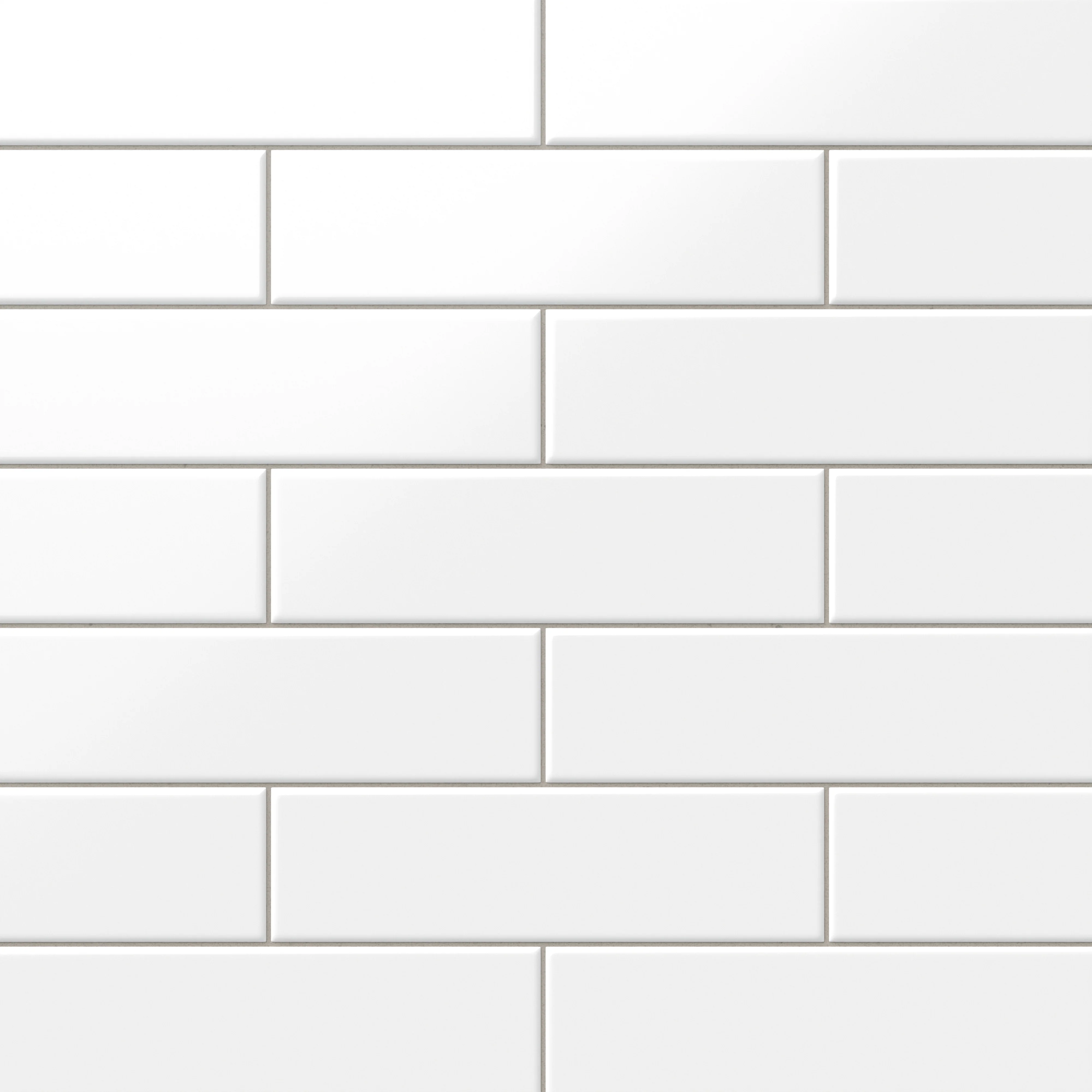 Polly 3x10 Satin Ceramic Tile in White