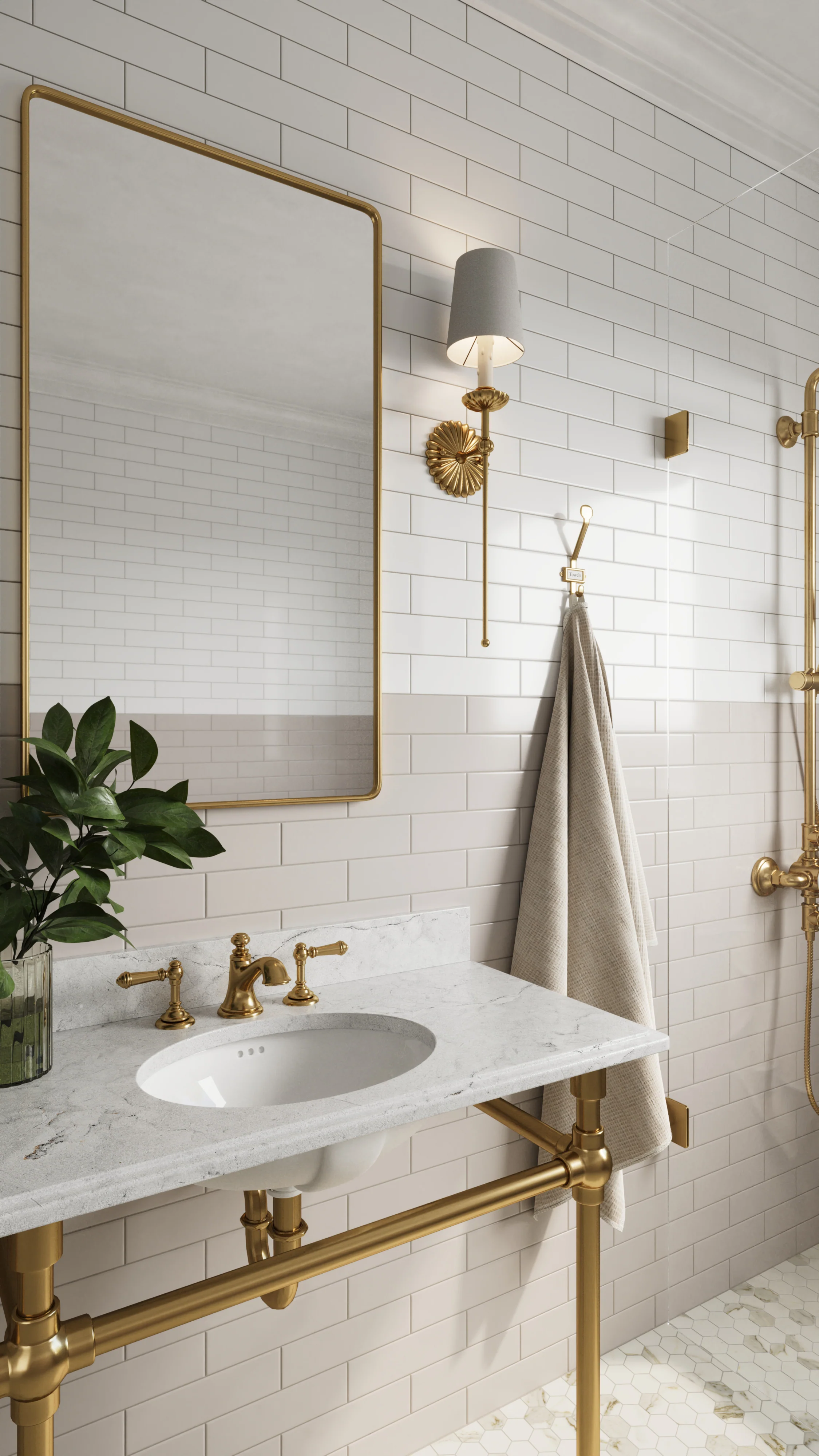 Polly 3x10 Satin Ceramic Tile in White - Image 13