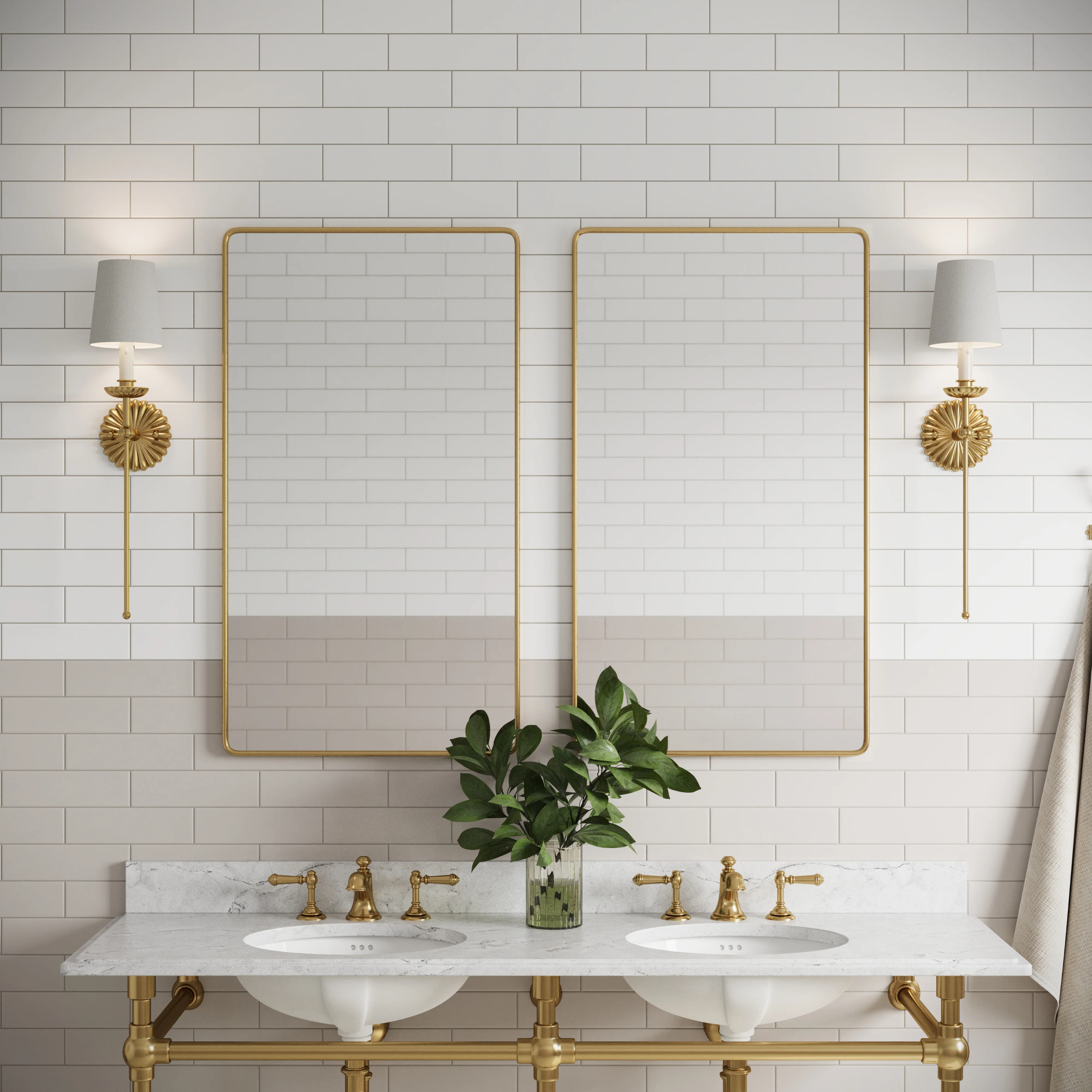 Polly 3x10 Satin Ceramic Tile in White - Image 14