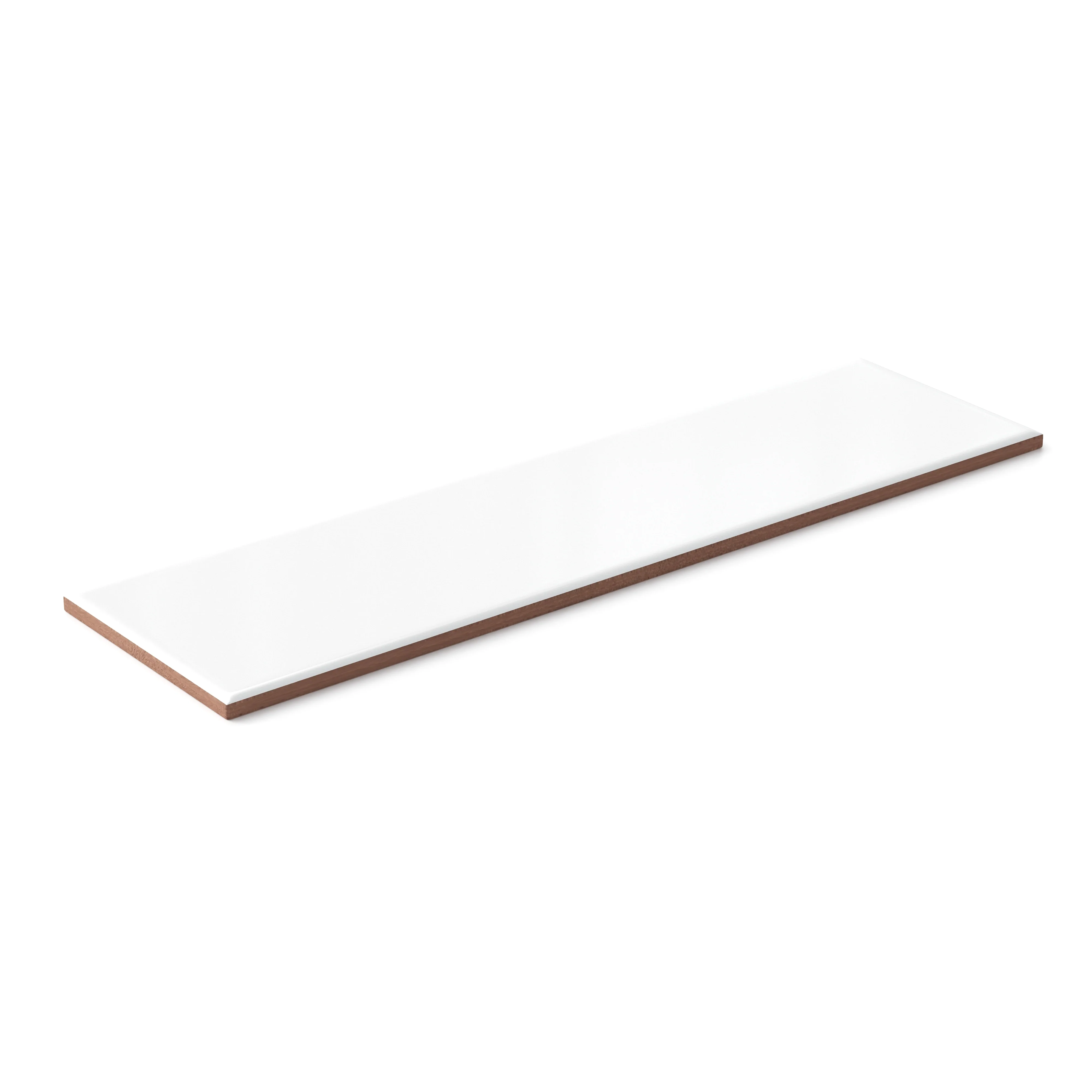 Polly 3x10 Satin Ceramic Tile in White - Image 4