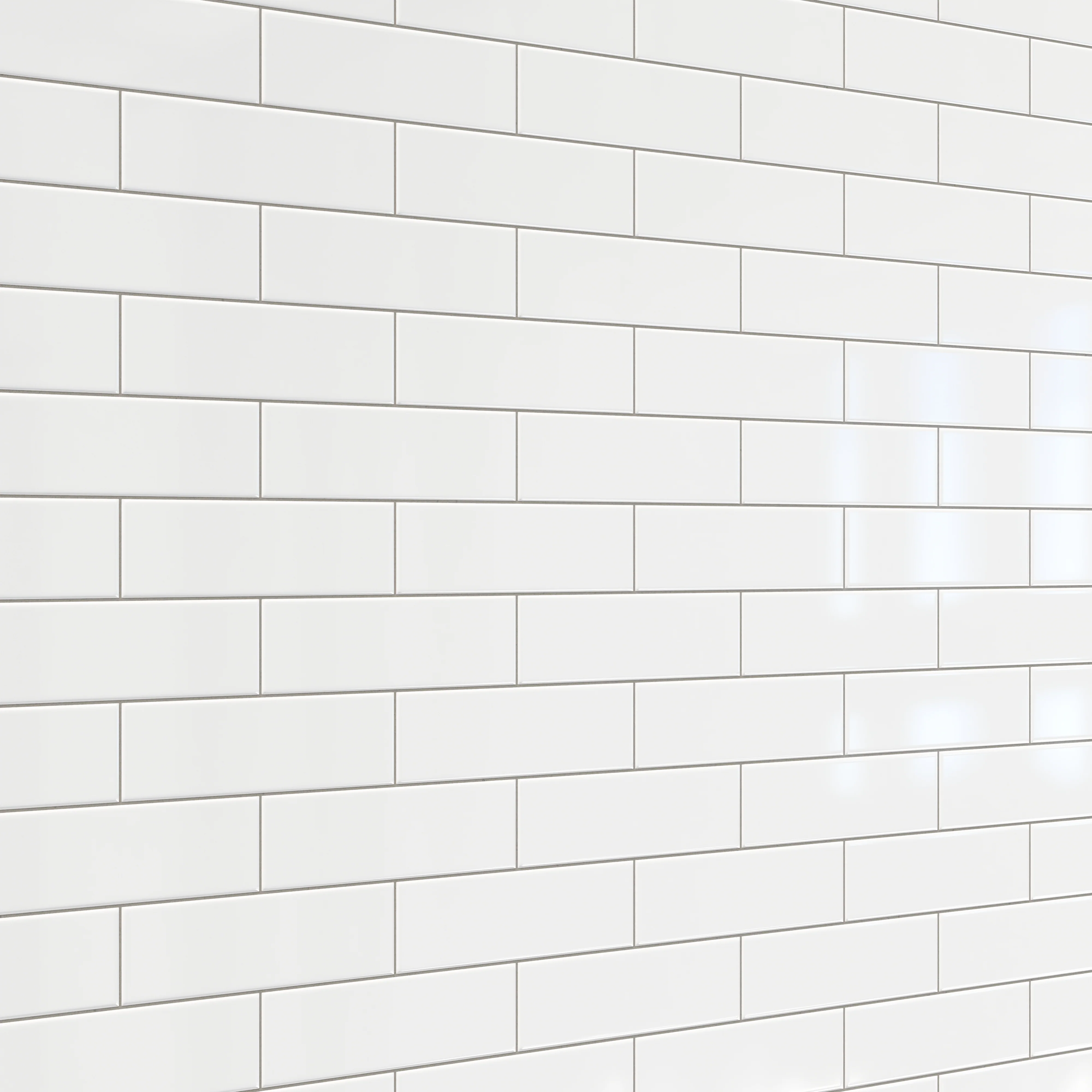 Polly 3x10 Satin Ceramic Tile in White - Image 5