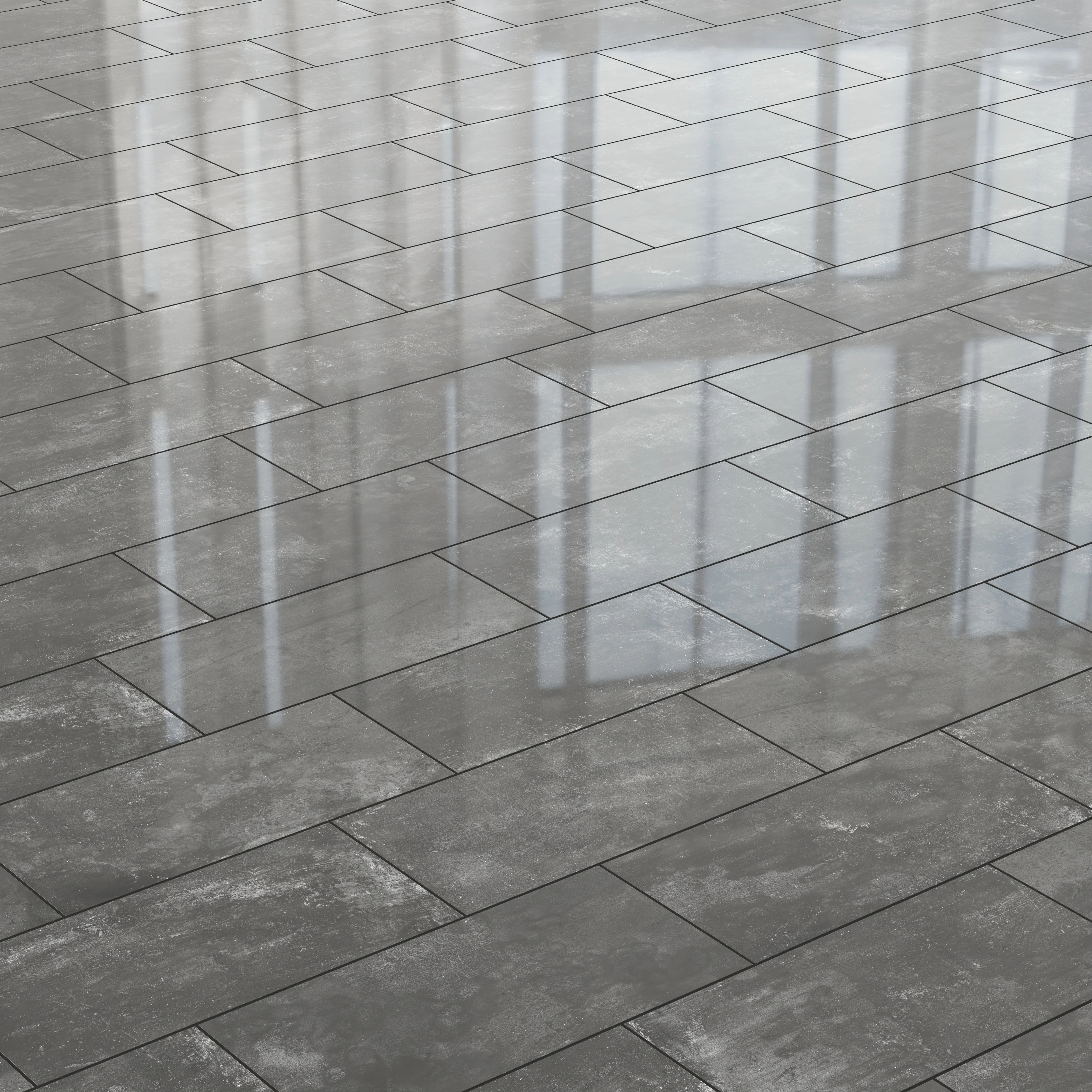 Ramsey 12x24 Polished Porcelain Tile in Coal - Image 6