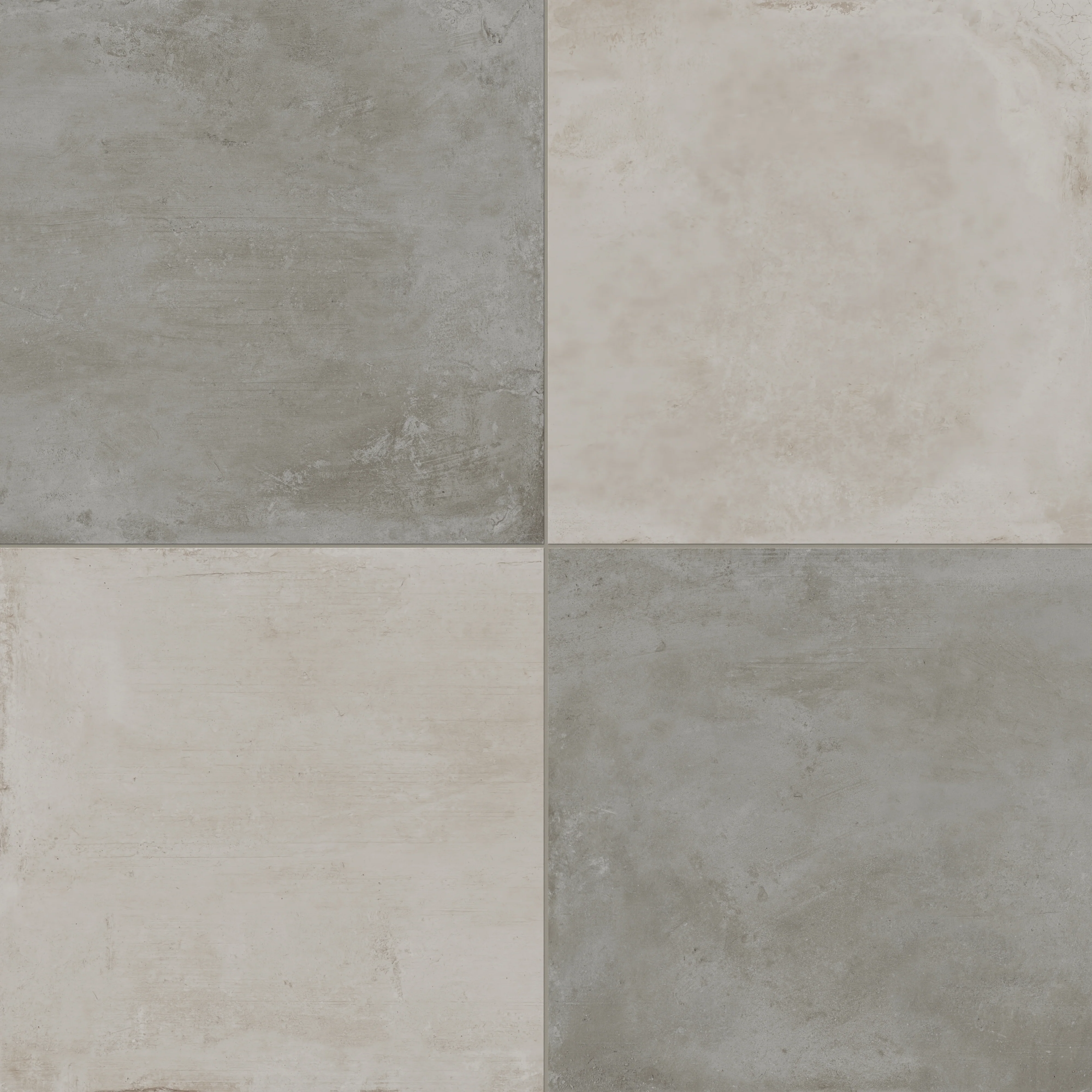 Ramsey 24x24 Checkerboard Grip 2cm Porcelain Paver Tile in Ash & Chalk - Image 7