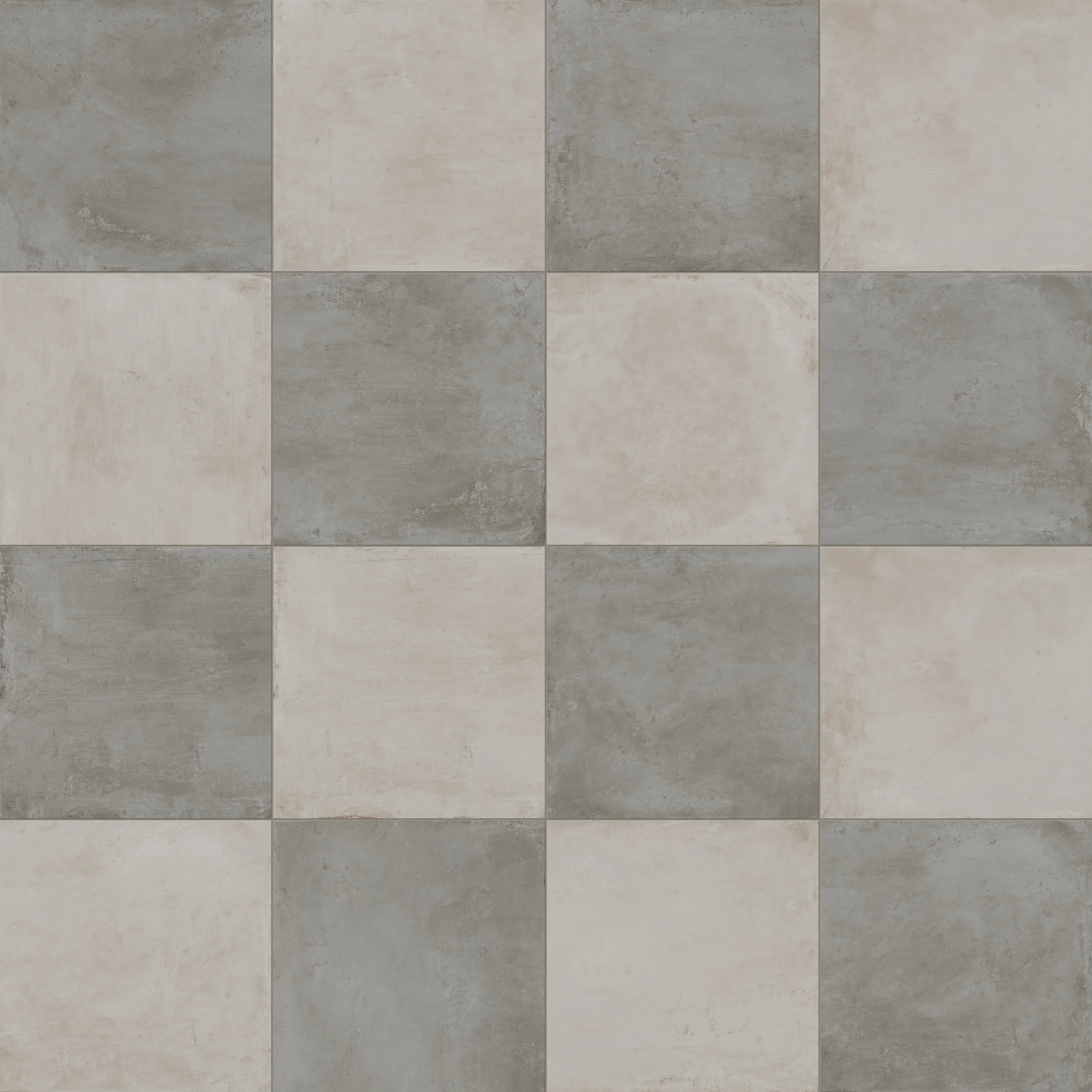 Ramsey 24x24 Checkerboard Grip 2cm Porcelain Paver Tile in Ash & Chalk - Image 9