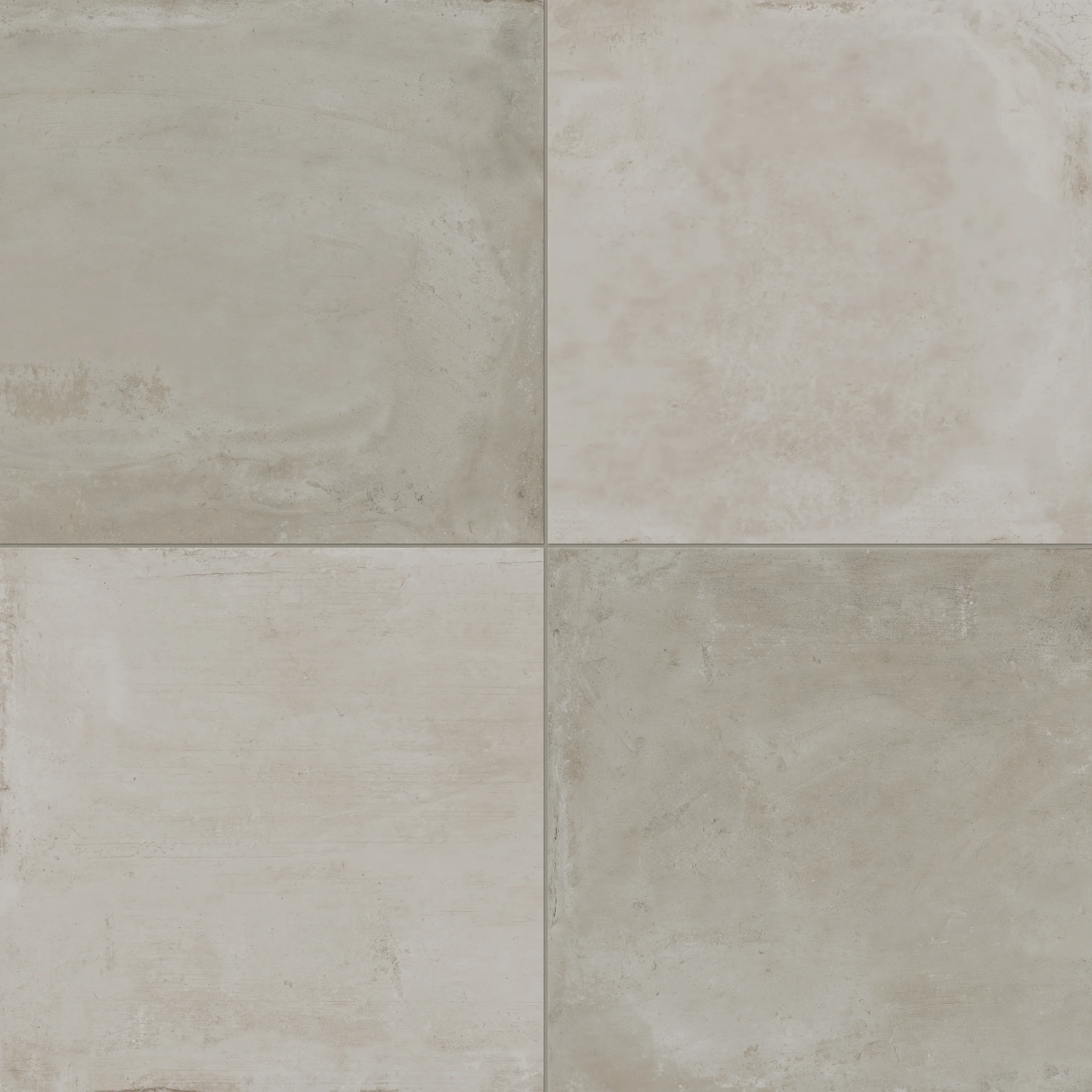 Ramsey 24x24 Checkerboard Grip 2cm Porcelain Paver Tile in Putty & Chalk - Image 6