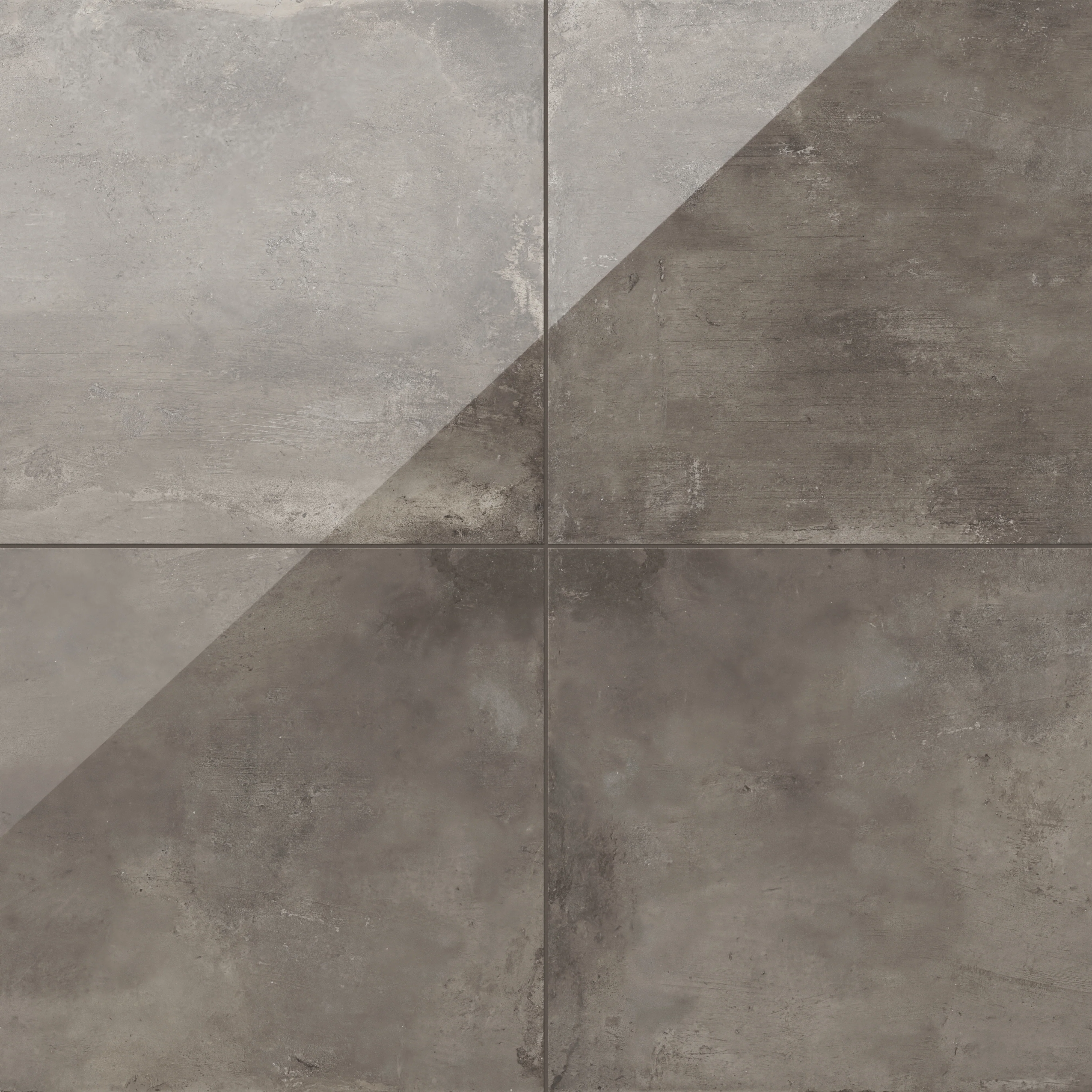 Ramsey 24x24 Polished Porcelain Tile in Smoke