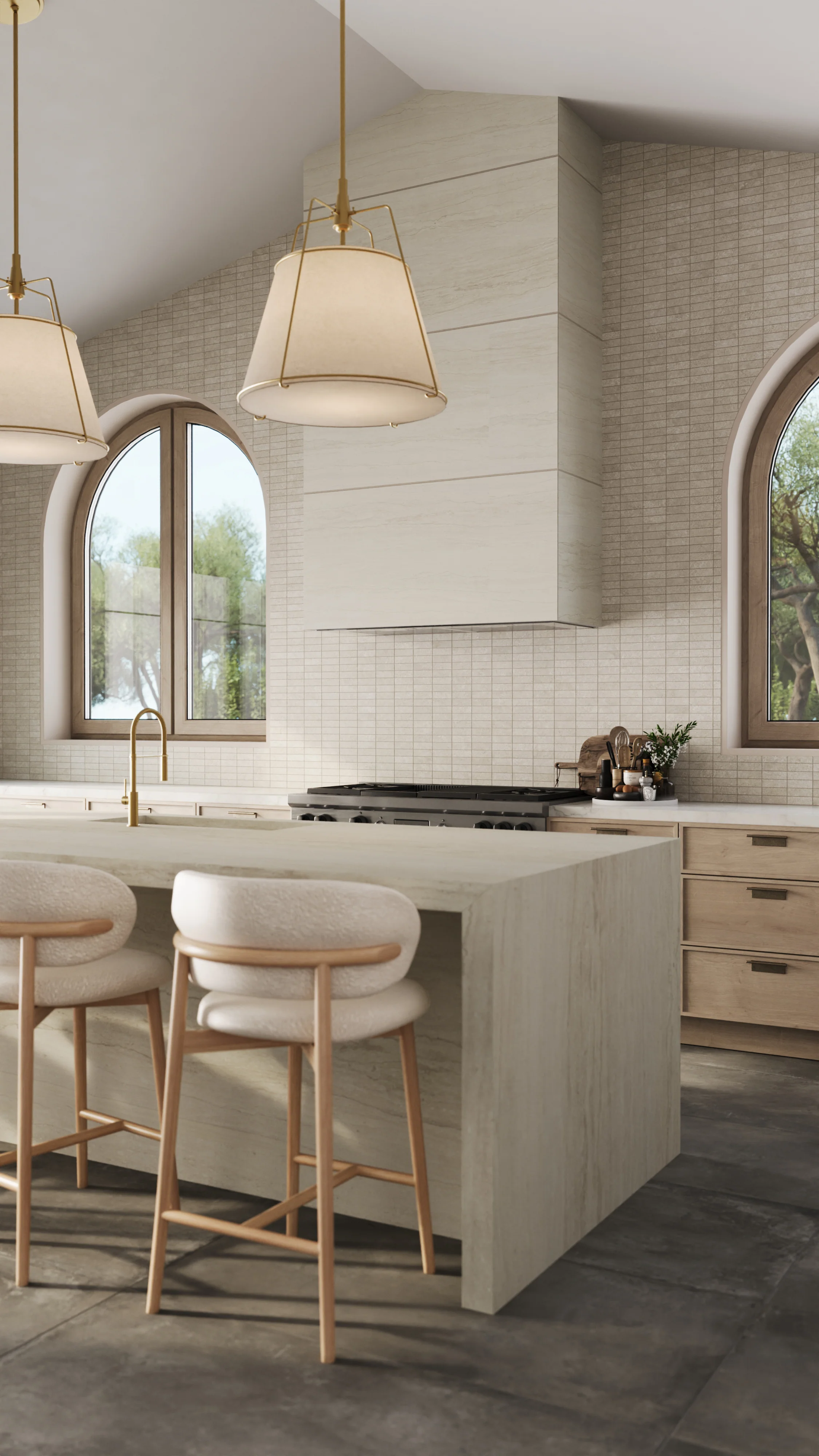 Ramsey 24x48 Matte Porcelain Tile in Smoke - Image 14