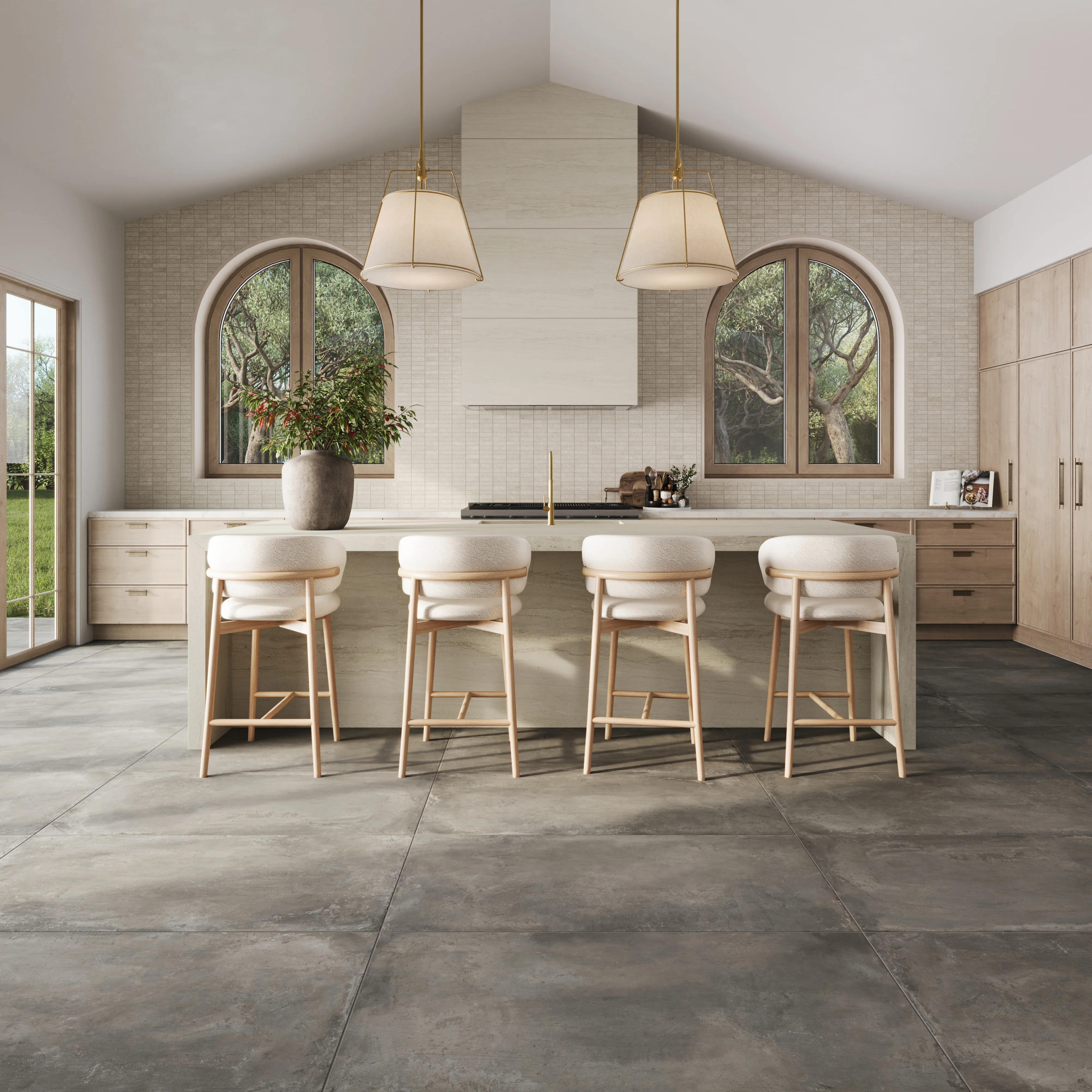 Ramsey 24x48 Matte Porcelain Tile in Smoke - Image 4