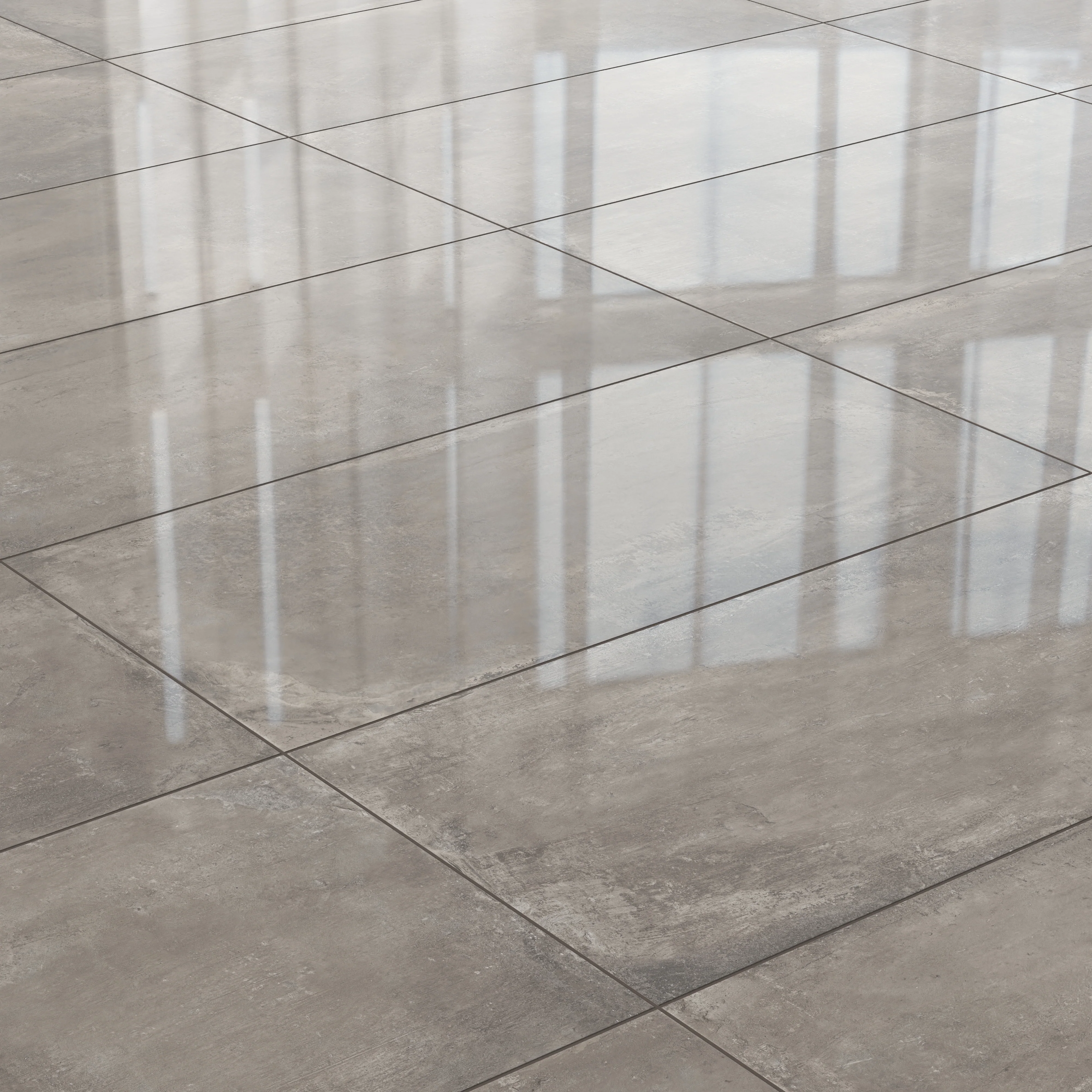 Ramsey 24x48 Polished Porcelain Tile in Smoke - Image 4