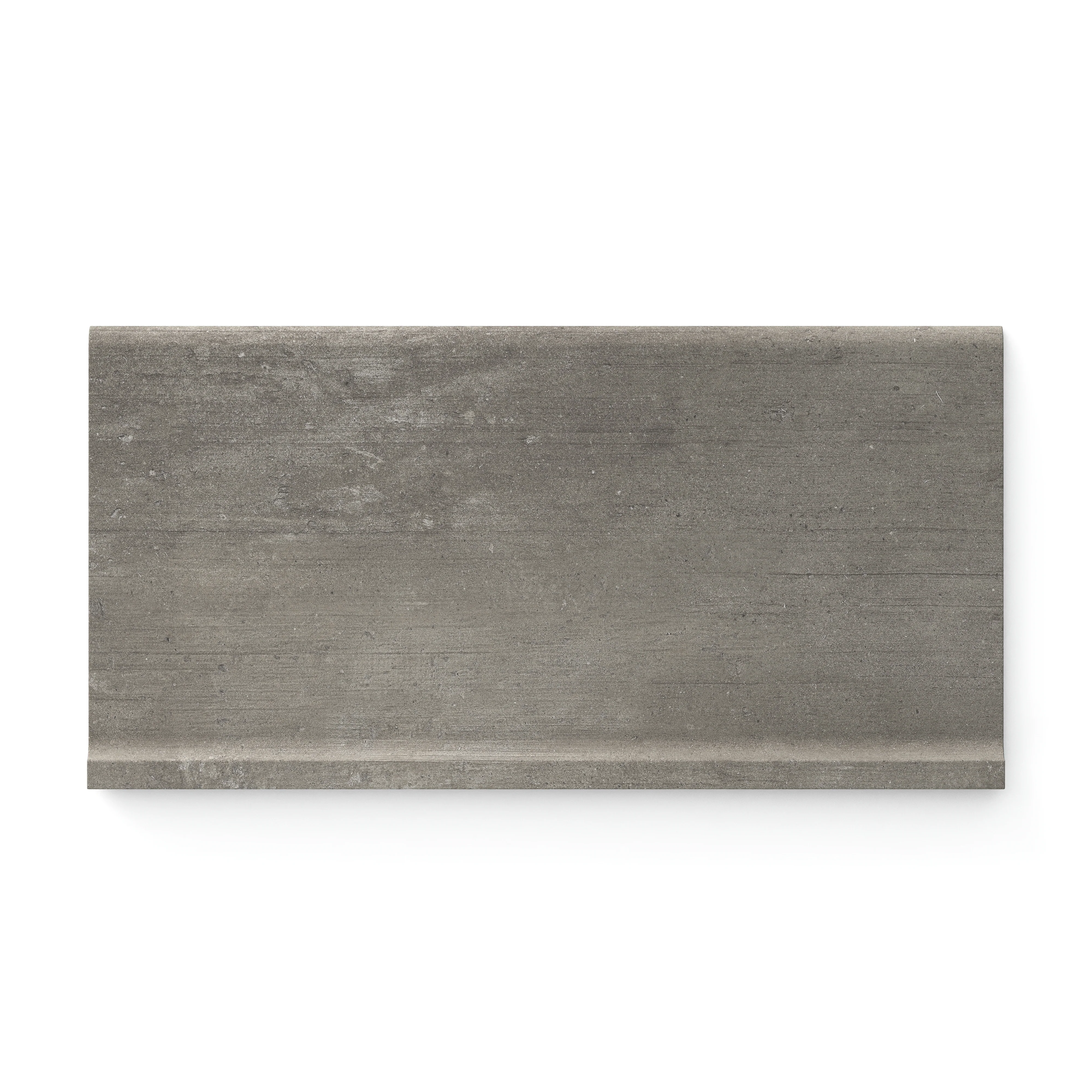 Ramsey 6x12 Matte Porcelain Cove Base Tile in Smoke