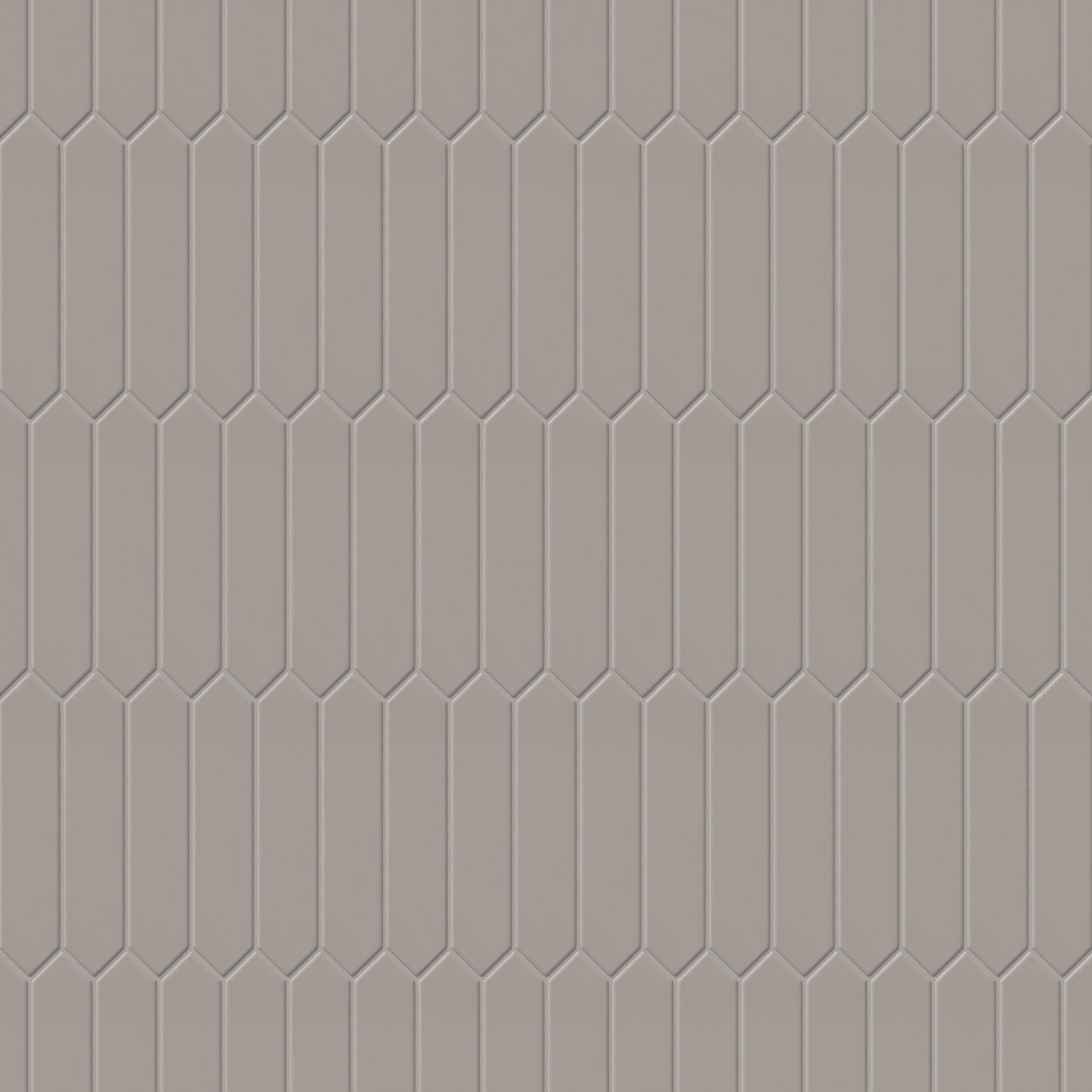 Reagan 2x10 Glossy Ceramic Picket Tile in Acero - Image 5