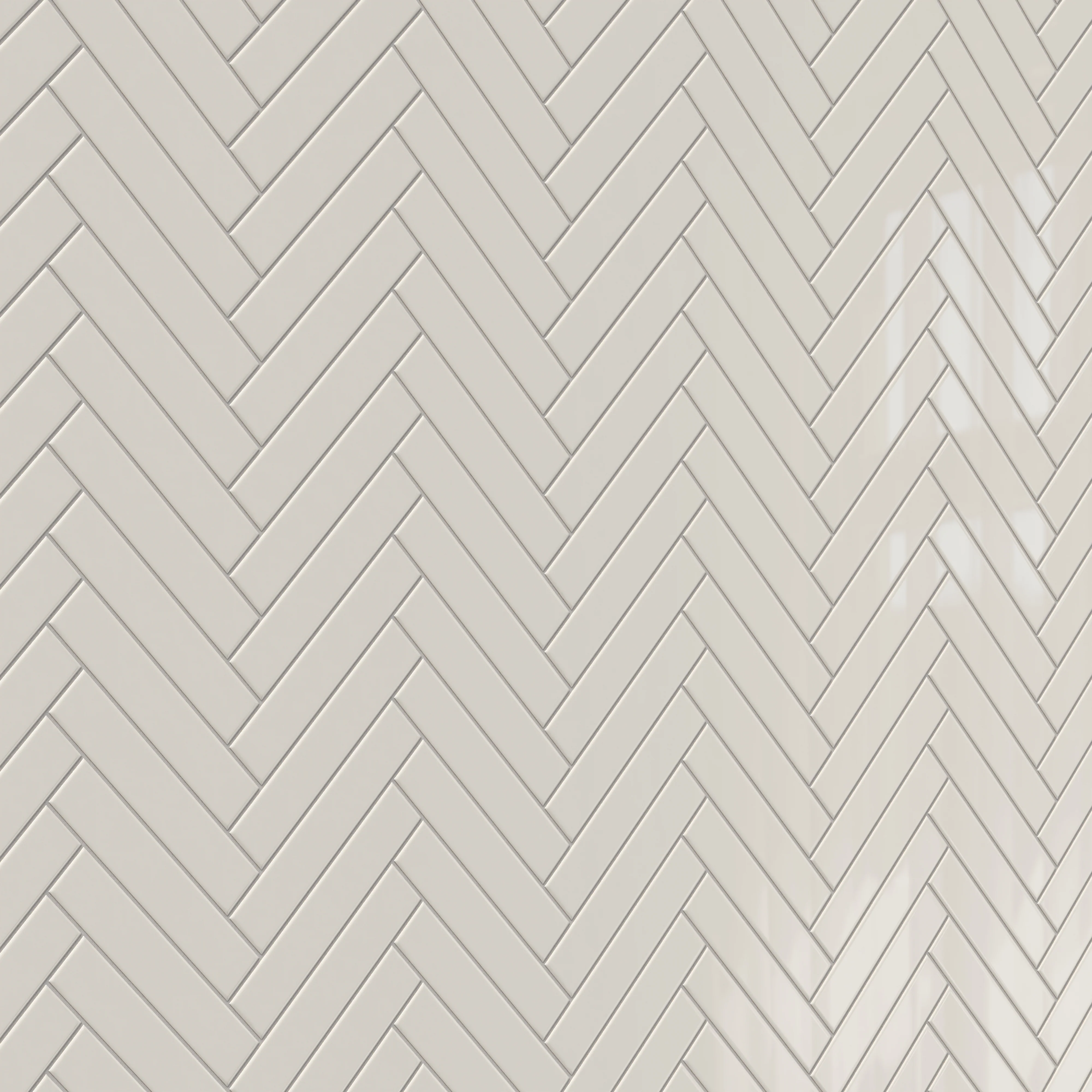 Reagan 2x10 Glossy Ceramic Tile in Gris - Image 10