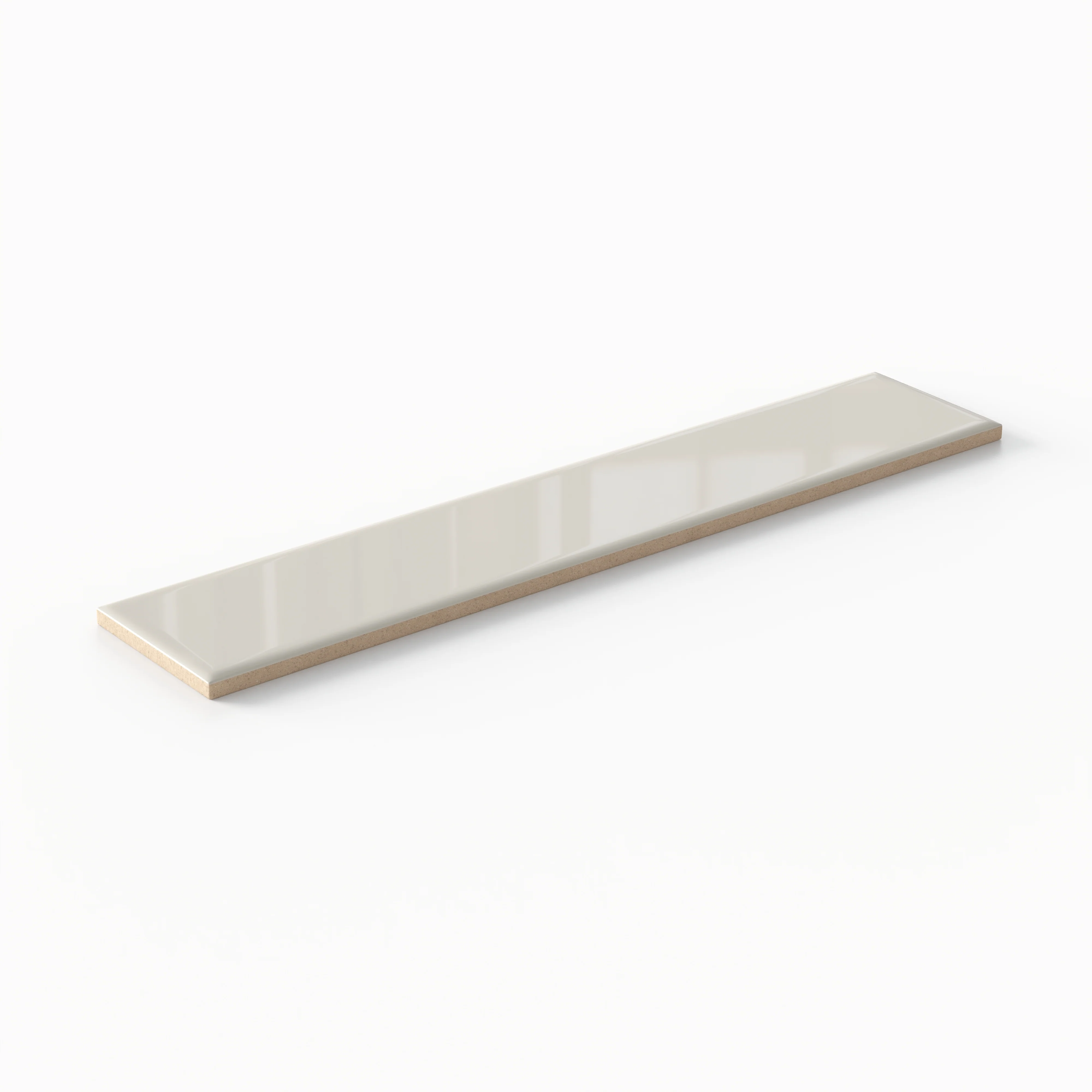Reagan 2x10 Glossy Ceramic Tile in Gris - Image 3
