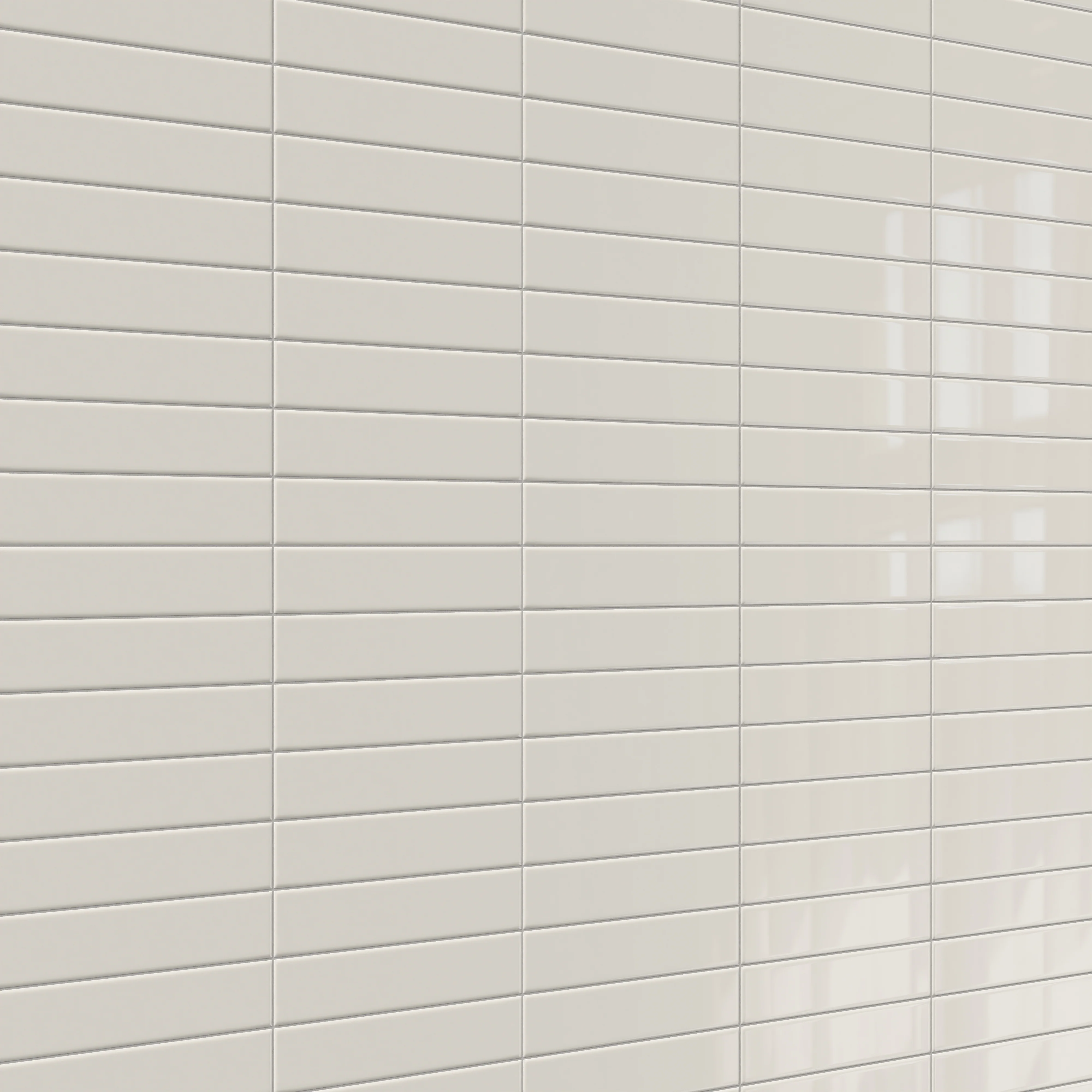 Reagan 2x10 Glossy Ceramic Tile in Gris - Image 4