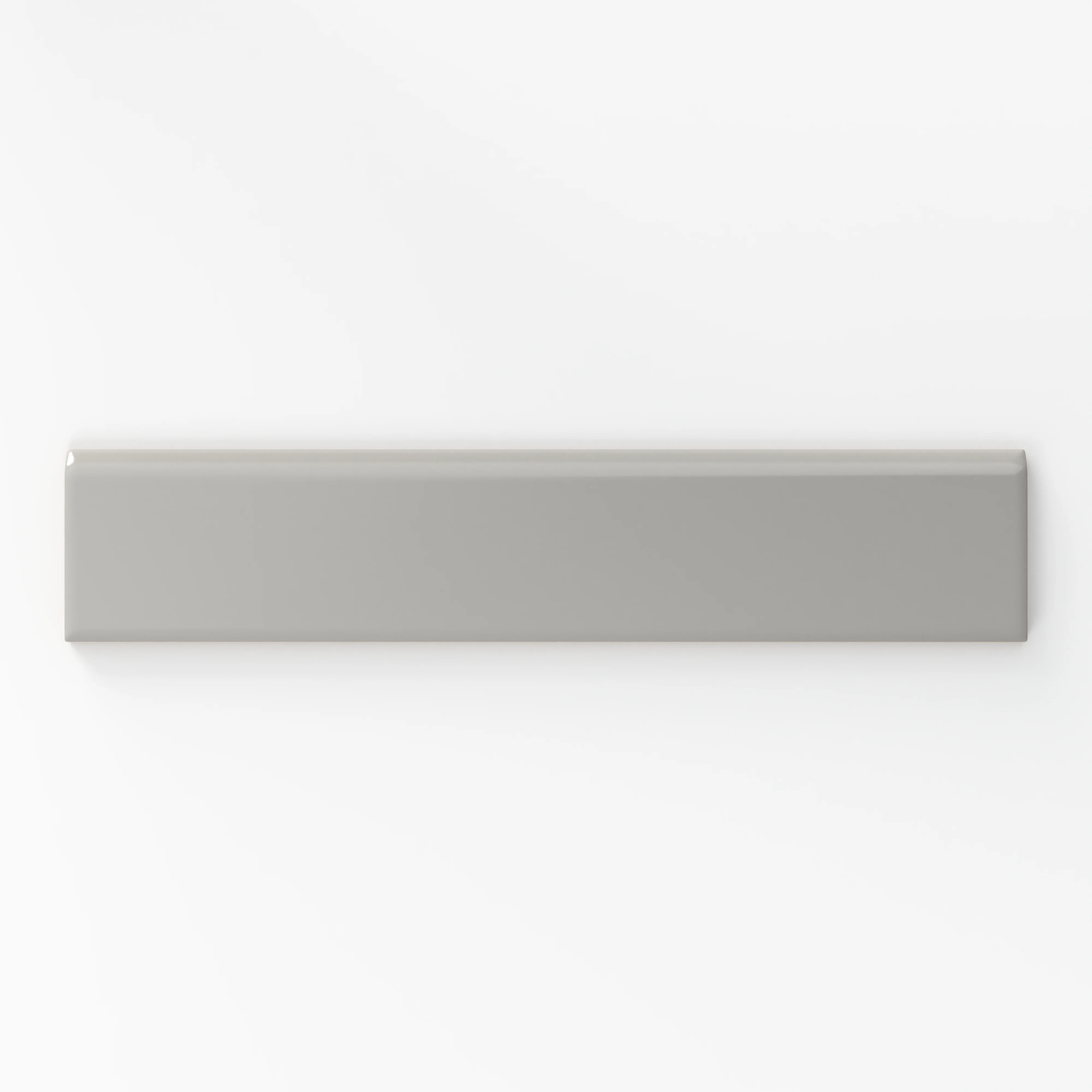 Reagan 2x10 Matte Ceramic Bullnose Tile in Acero
