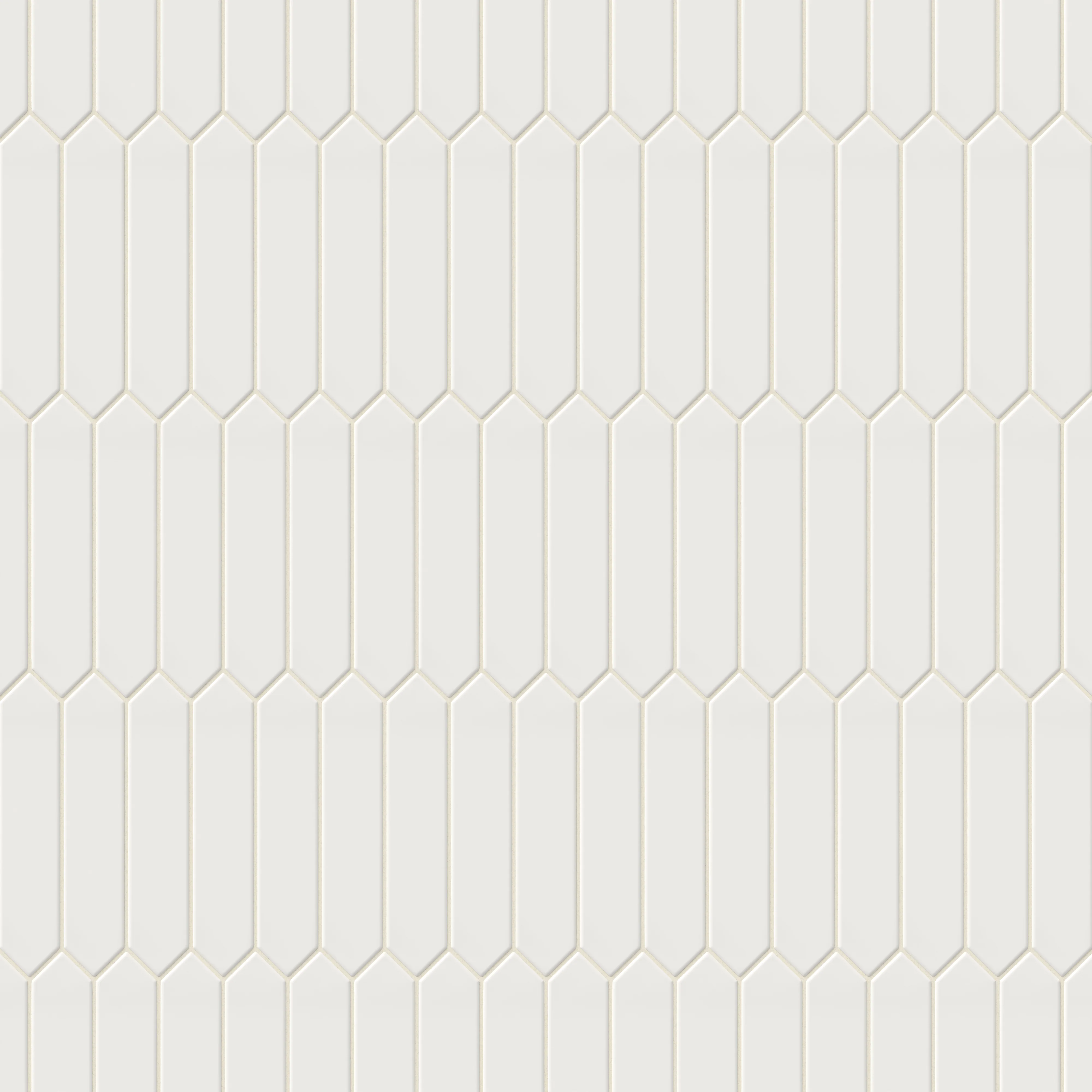 Reagan 2x10 Matte Ceramic Picket Tile in Blanco - Image 6