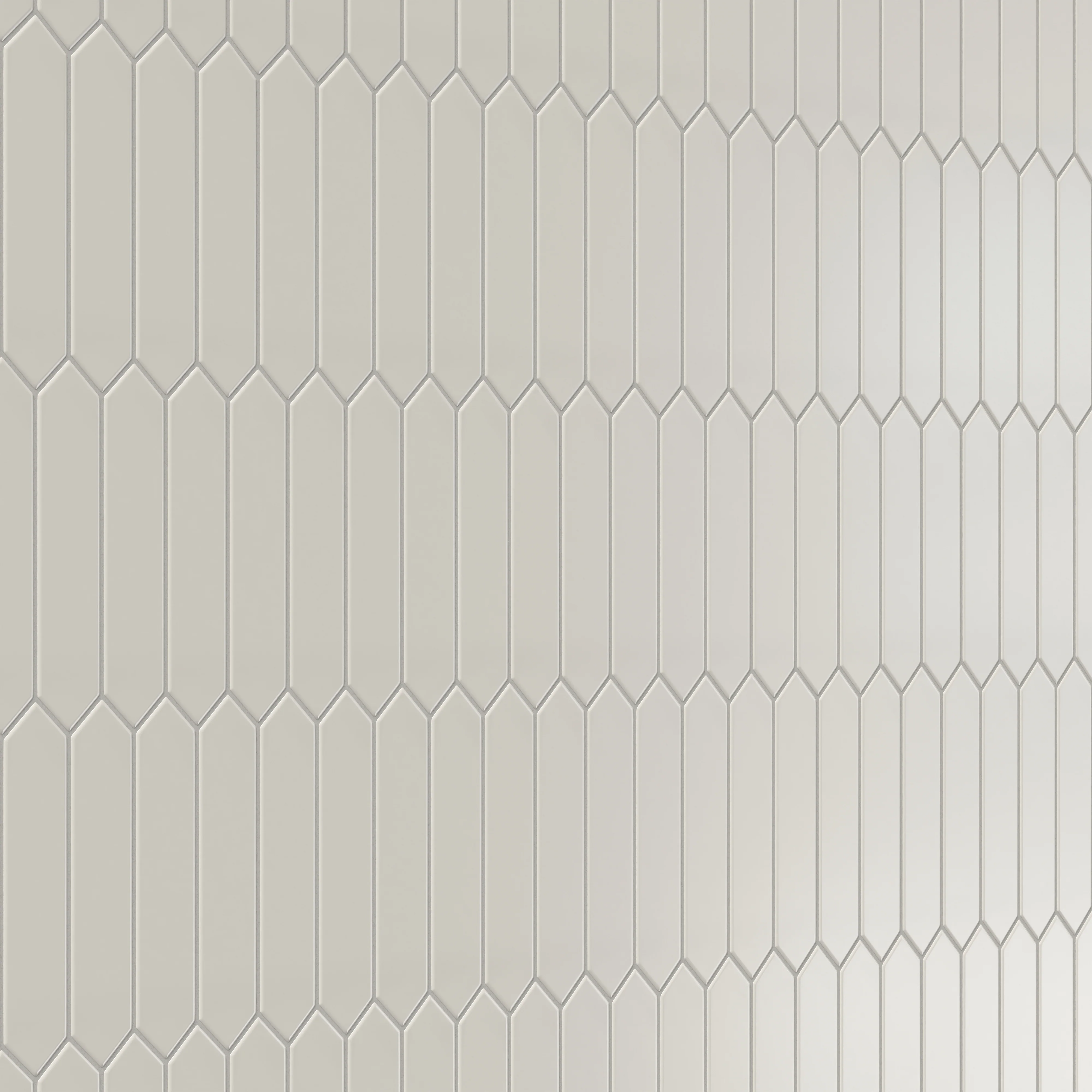 Reagan 2x10 Matte Ceramic Picket Tile in Gris - Image 4