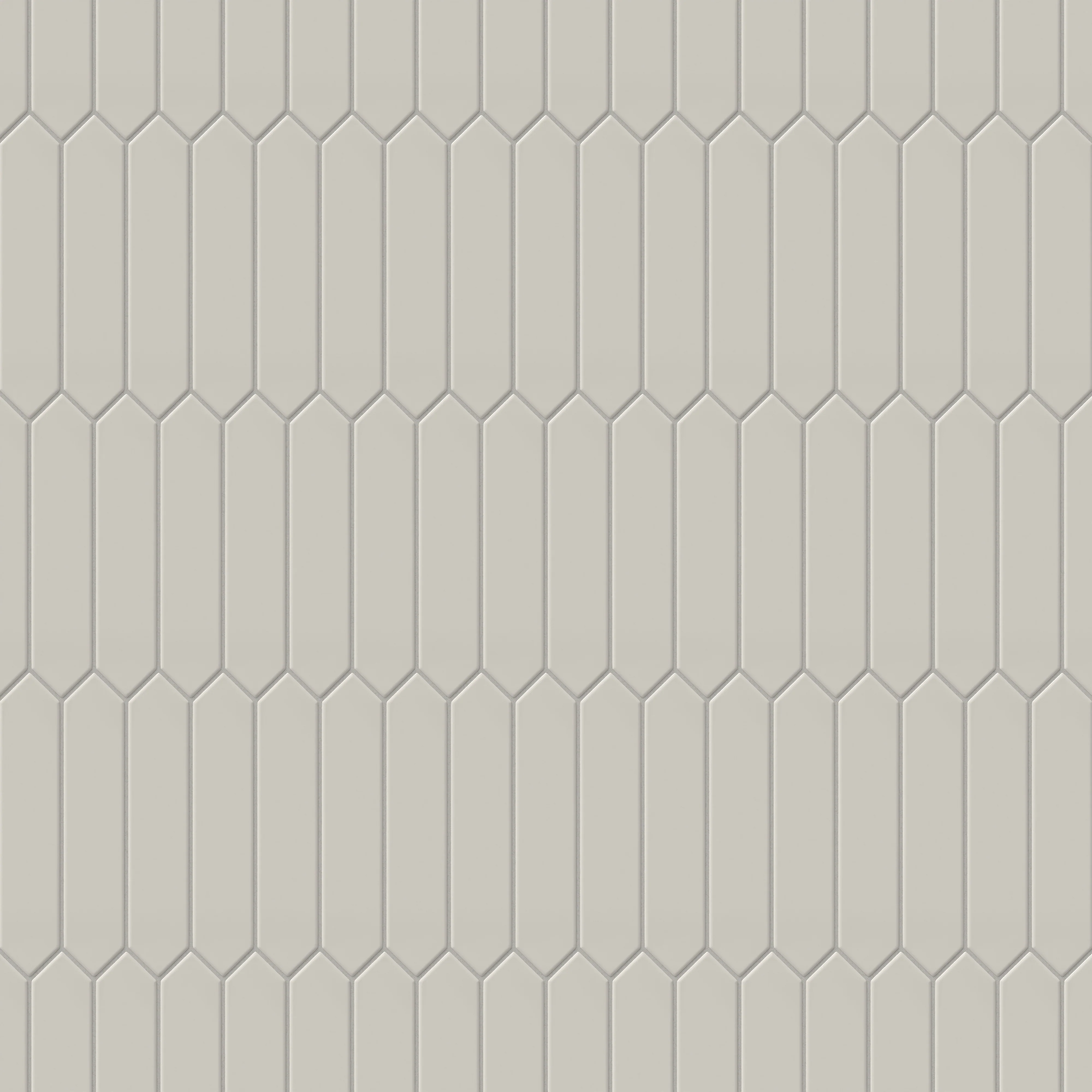 Reagan 2x10 Matte Ceramic Picket Tile in Gris - Image 5